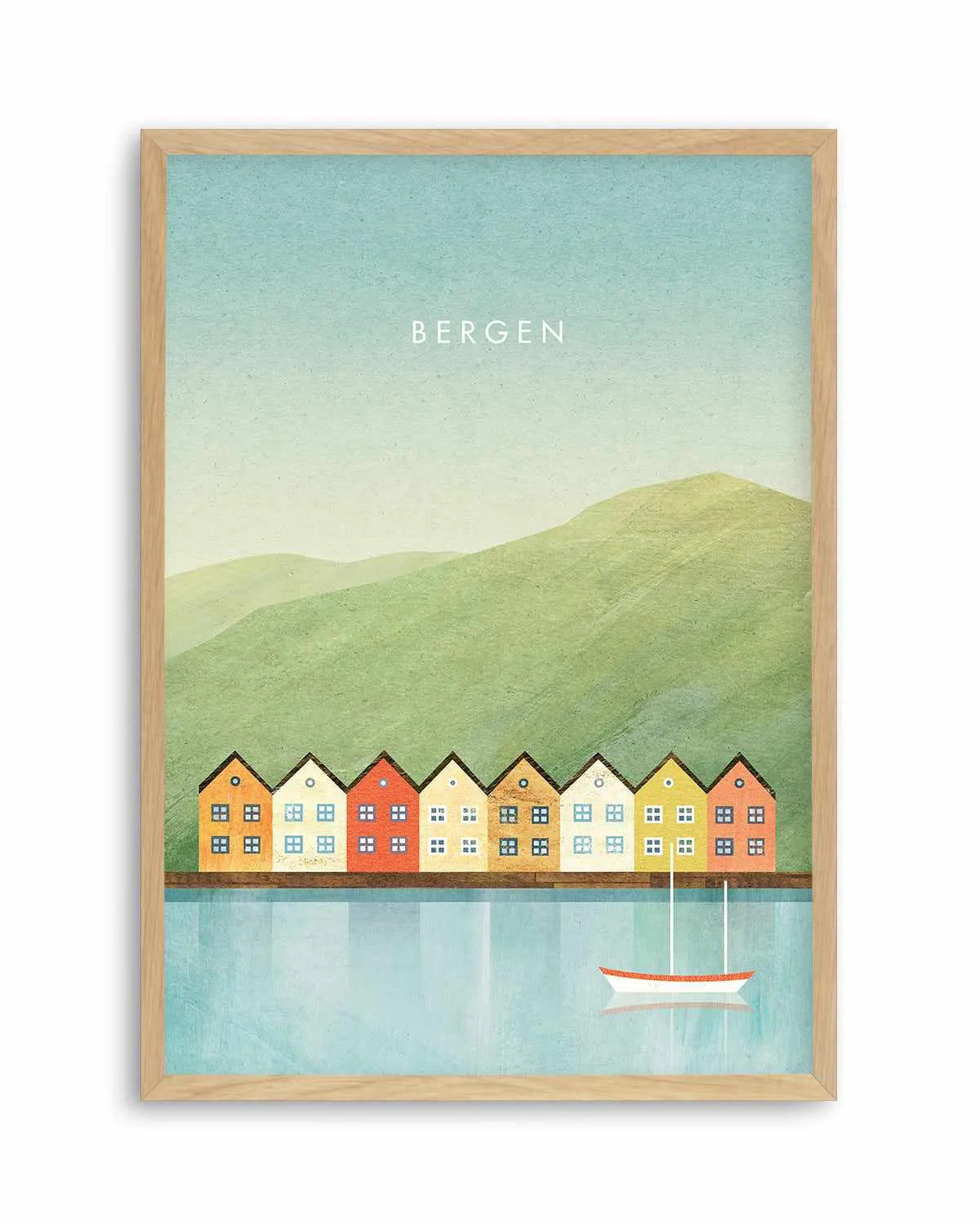 Bergen by Henry Rivers Art Print from Olive et Oriel where you can shop wallpaper and artworks online