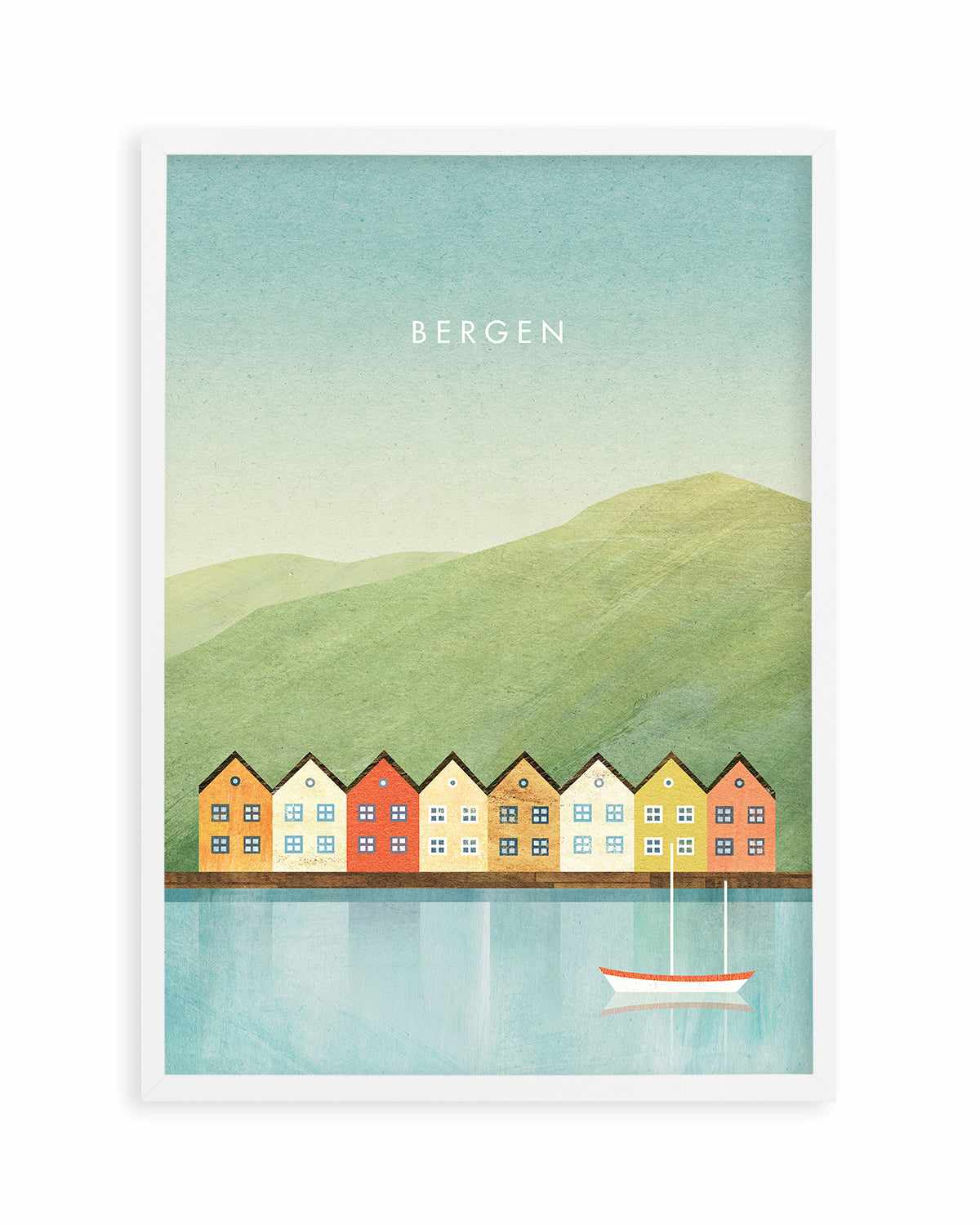 Bergen by Henry Rivers Art Print