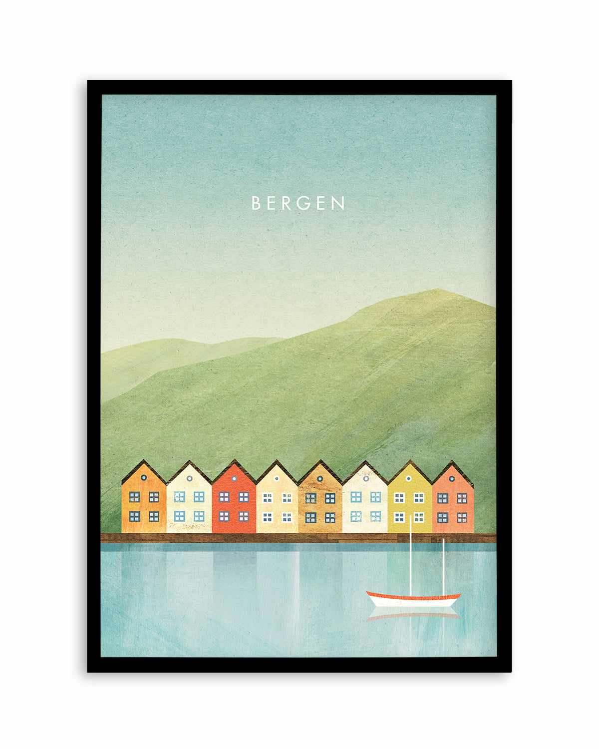 Bergen by Henry Rivers Art Print