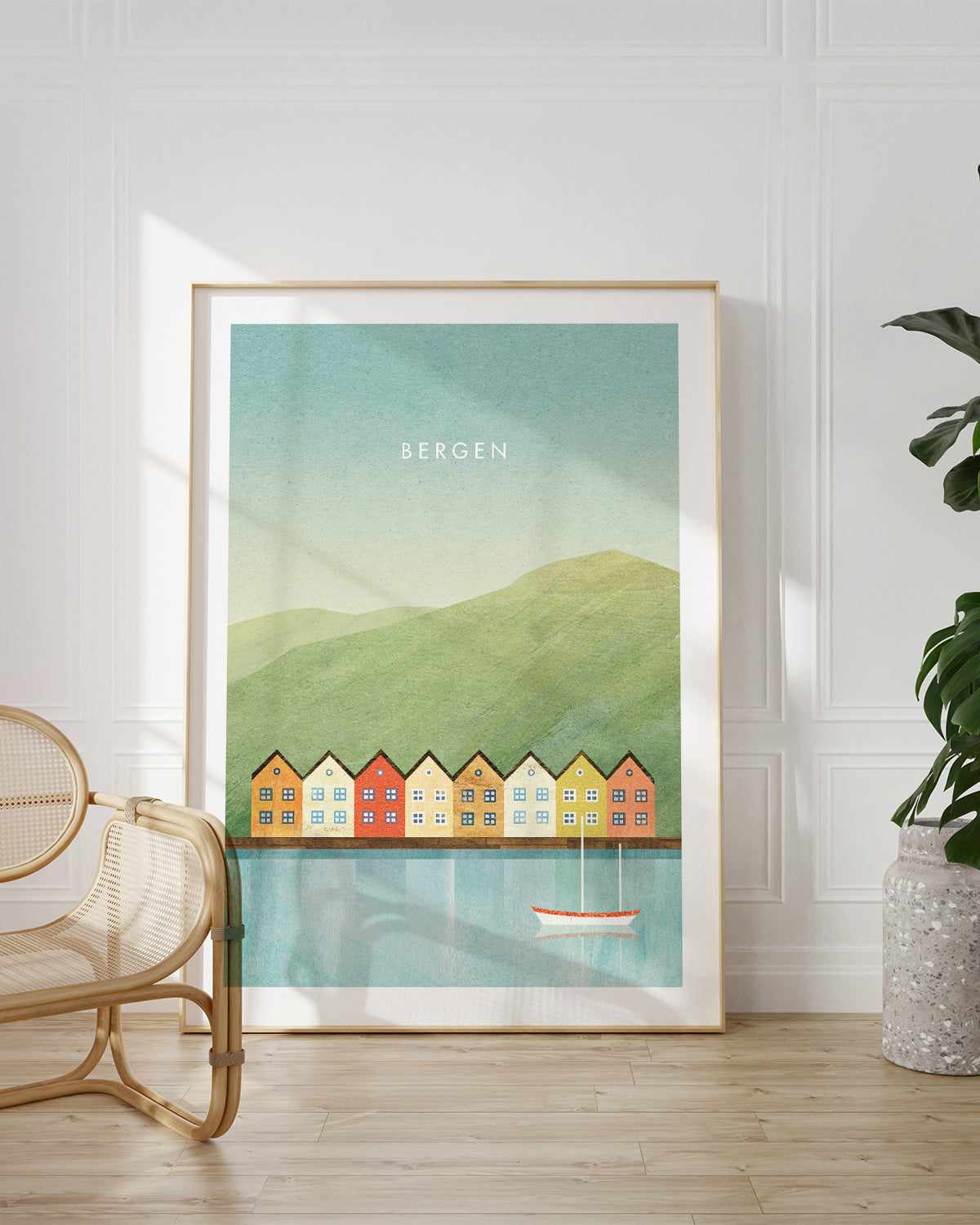 Bergen by Henry Rivers Art Print