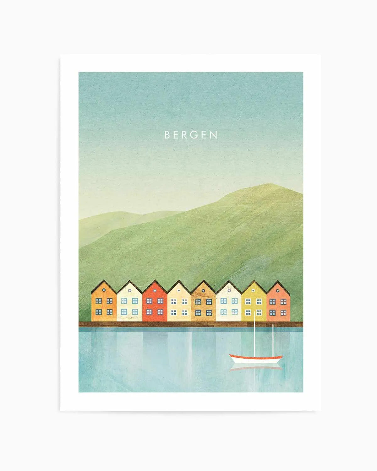 Bergen by Henry Rivers Art Print from Olive et Oriel where you can shop wallpaper and artworks online