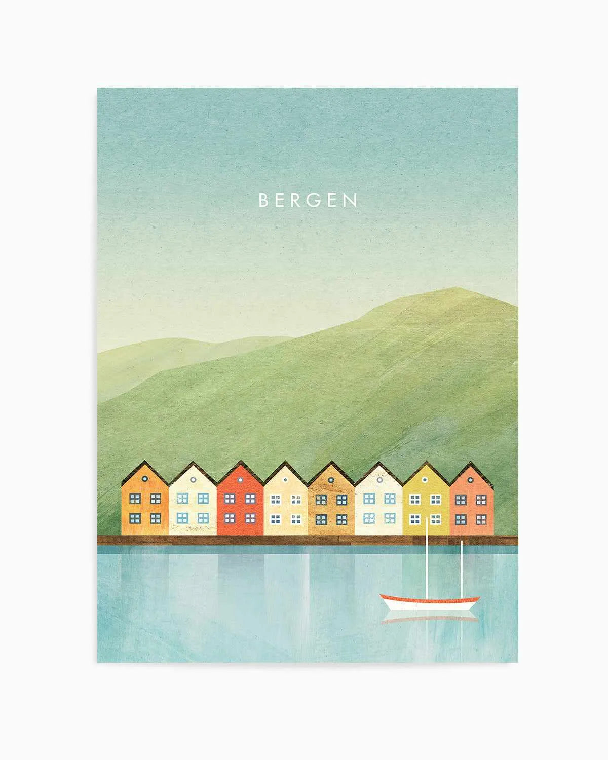 Bergen by Henry Rivers Art Print from Olive et Oriel where you can shop wallpaper and artworks online