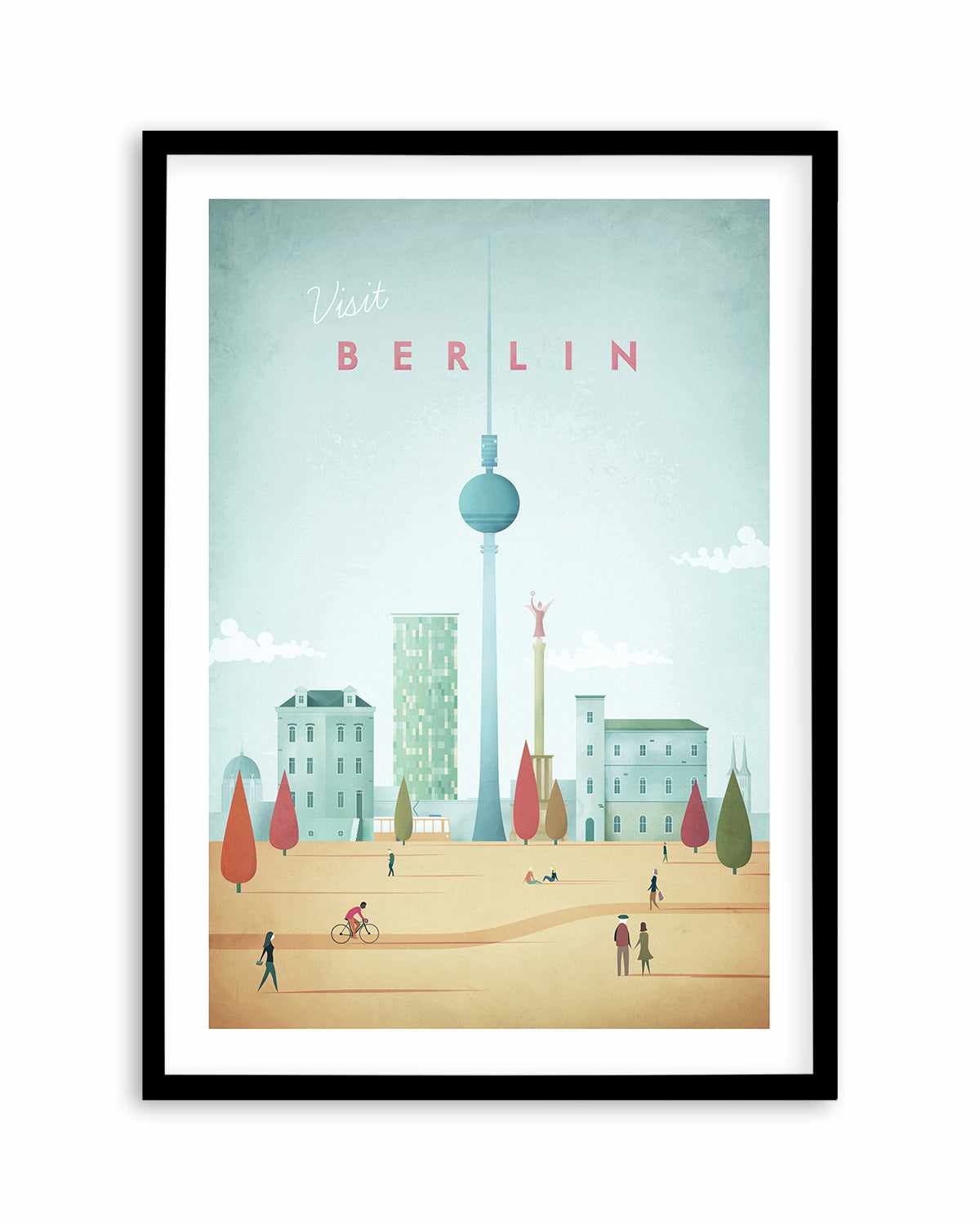 Berlin by Henry Rivers Art Print