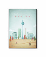 Berlin by Henry Rivers | Framed Canvas Art Print