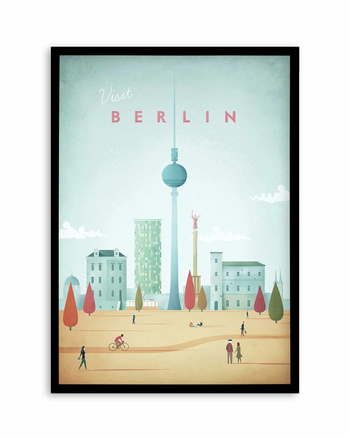 Berlin by Henry Rivers Art Print