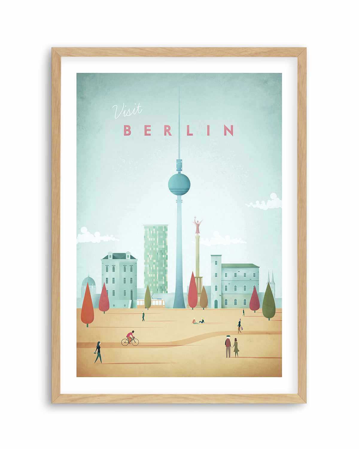 Berlin by Henry Rivers Art Print