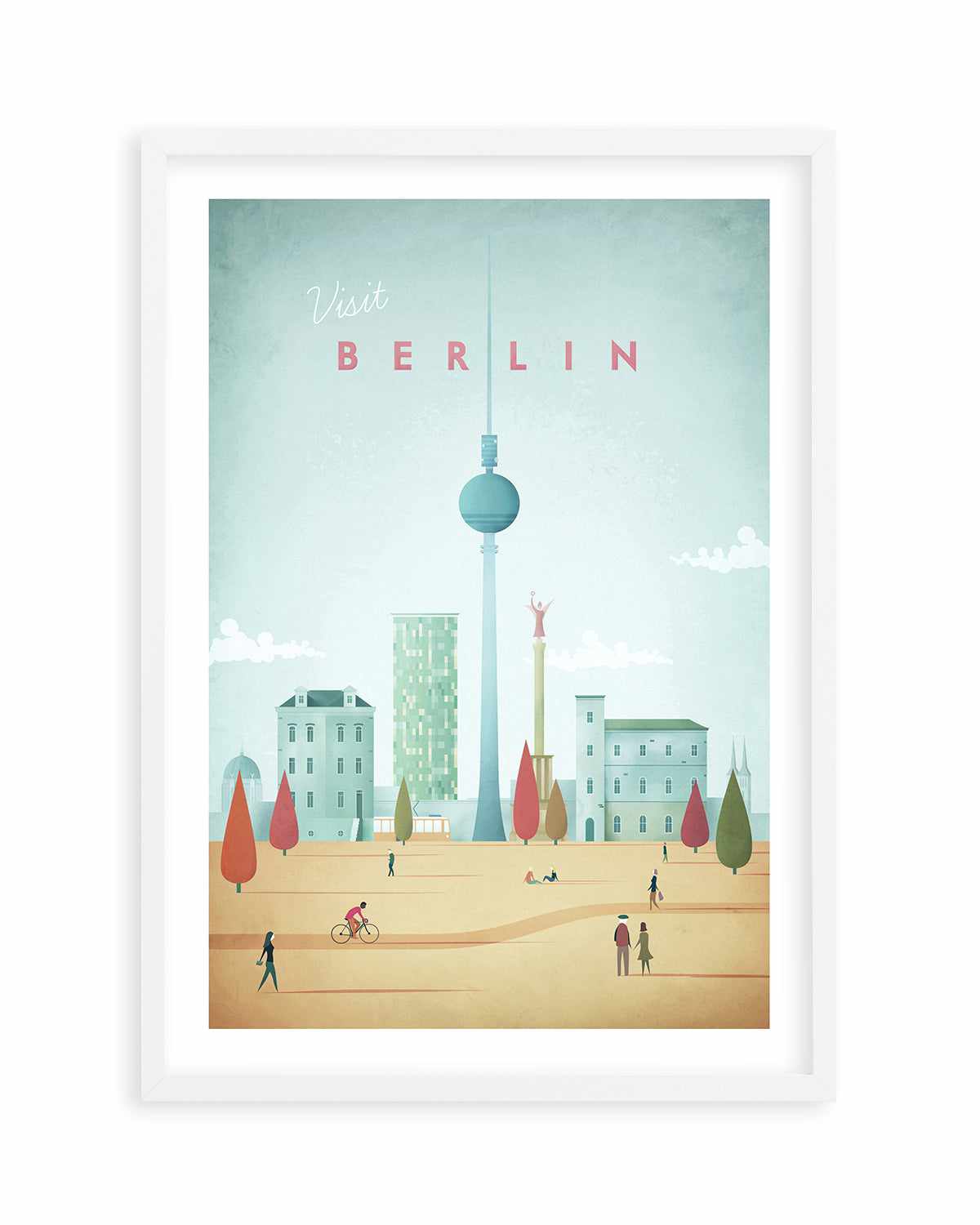 Berlin by Henry Rivers Art Print