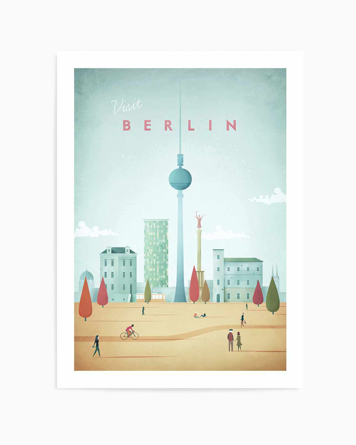 Berlin by Henry Rivers Art Print