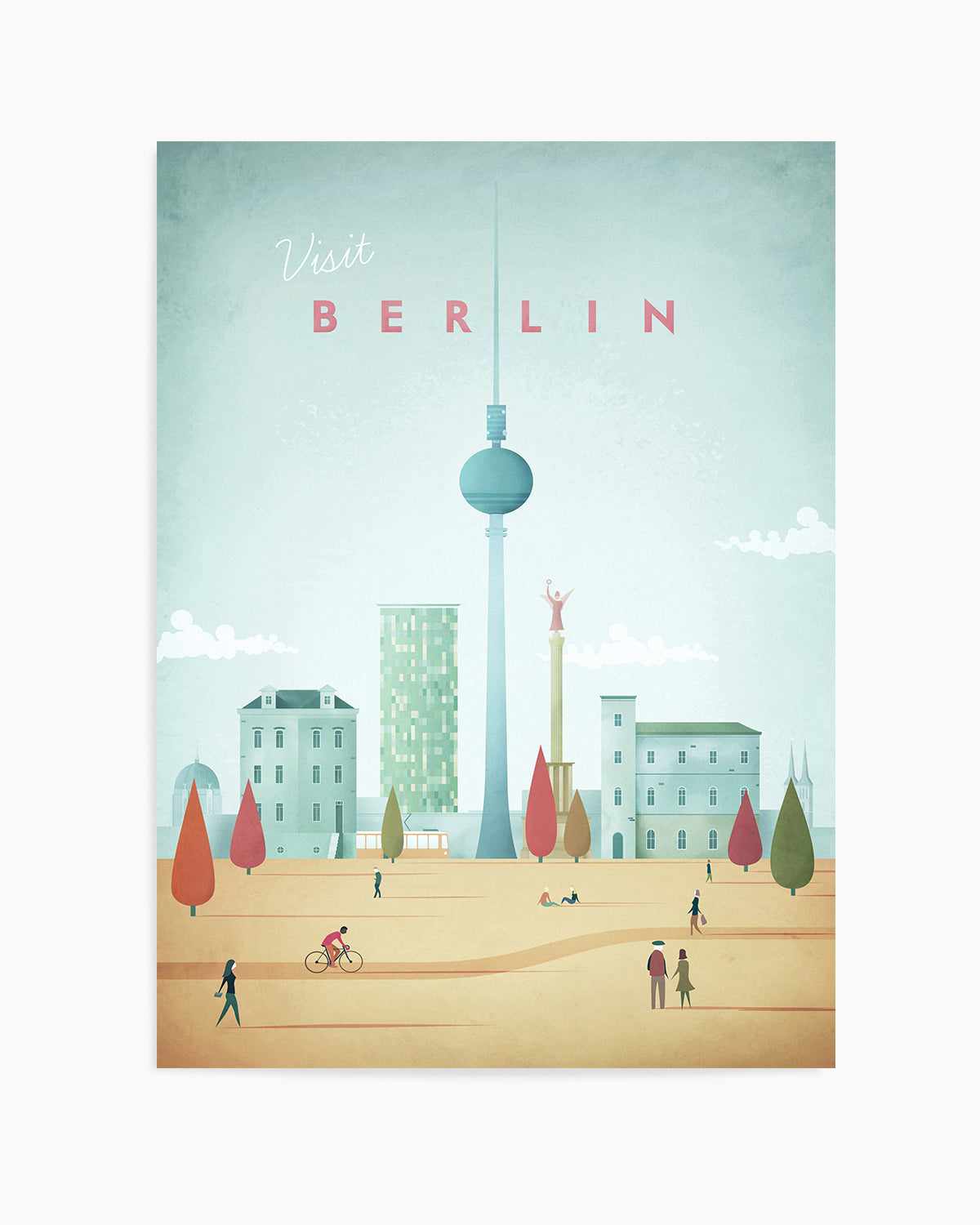 Berlin by Henry Rivers Art Print