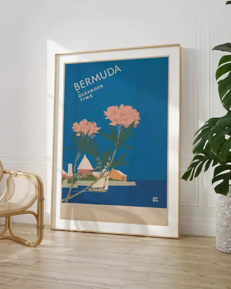 Bermuda Vintage Poster Art Print from Olive et Oriel where you can shop wallpaper and artworks online
