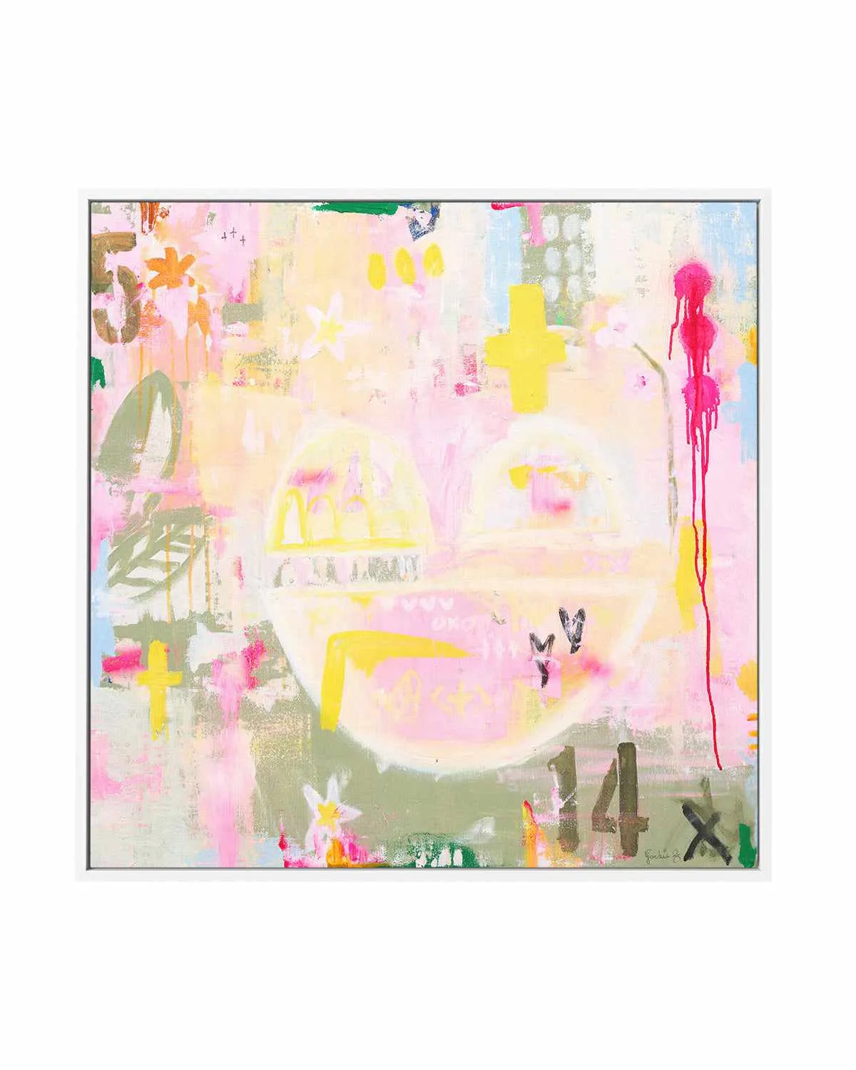 Best Garden Of Eden Ever by Jackie Green | Framed Canvas Art Print from Olive et Oriel where you can shop wallpaper and artworks online