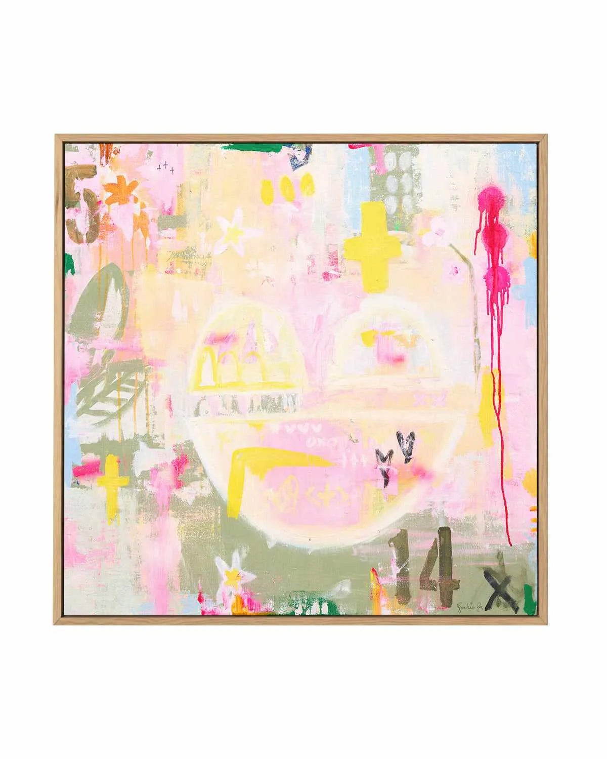 Best Garden Of Eden Ever by Jackie Green | Framed Canvas Art Print from Olive et Oriel where you can shop wallpaper and artworks online