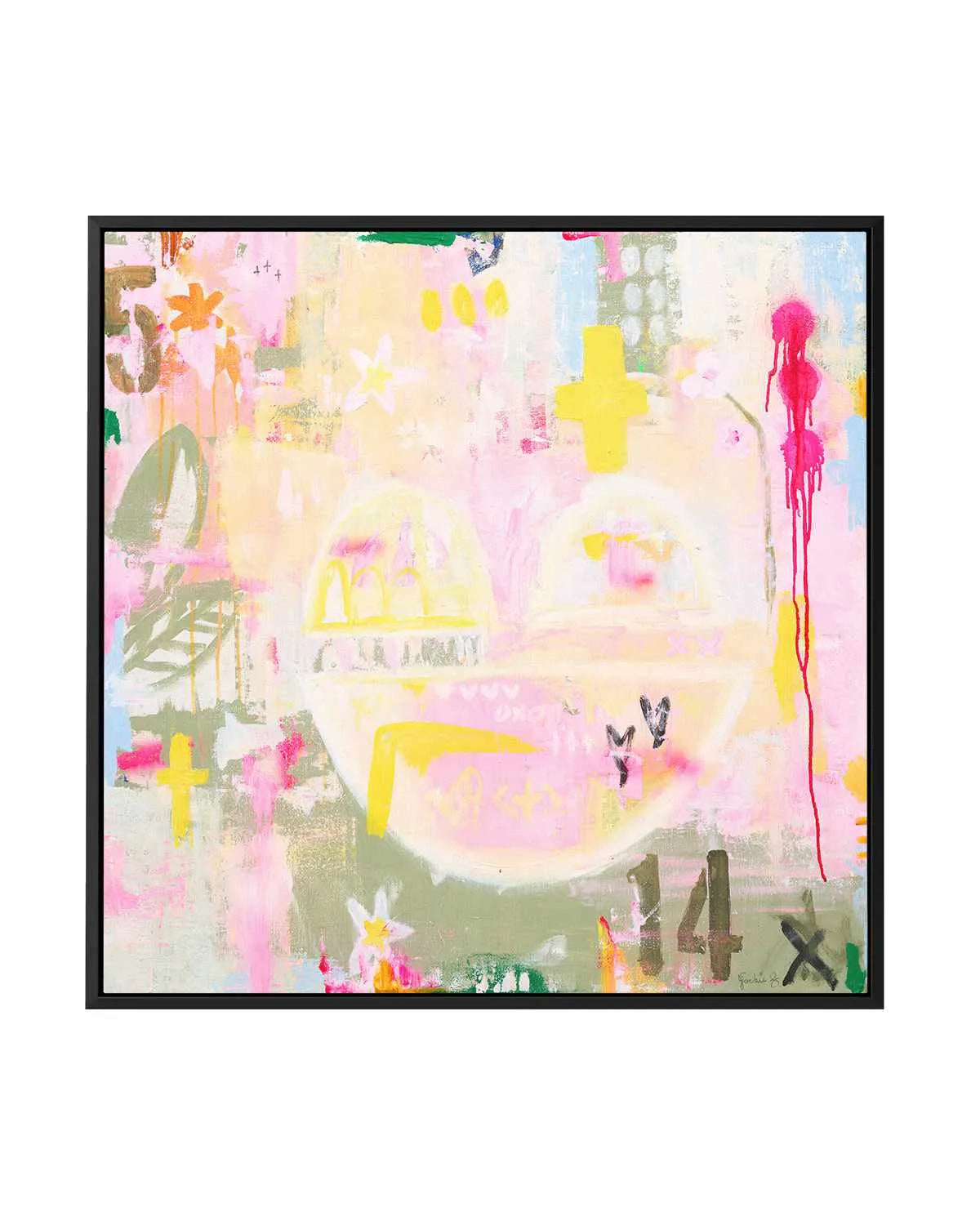 Best Garden Of Eden Ever by Jackie Green | Framed Canvas Art Print from Olive et Oriel where you can shop wallpaper and artworks online
