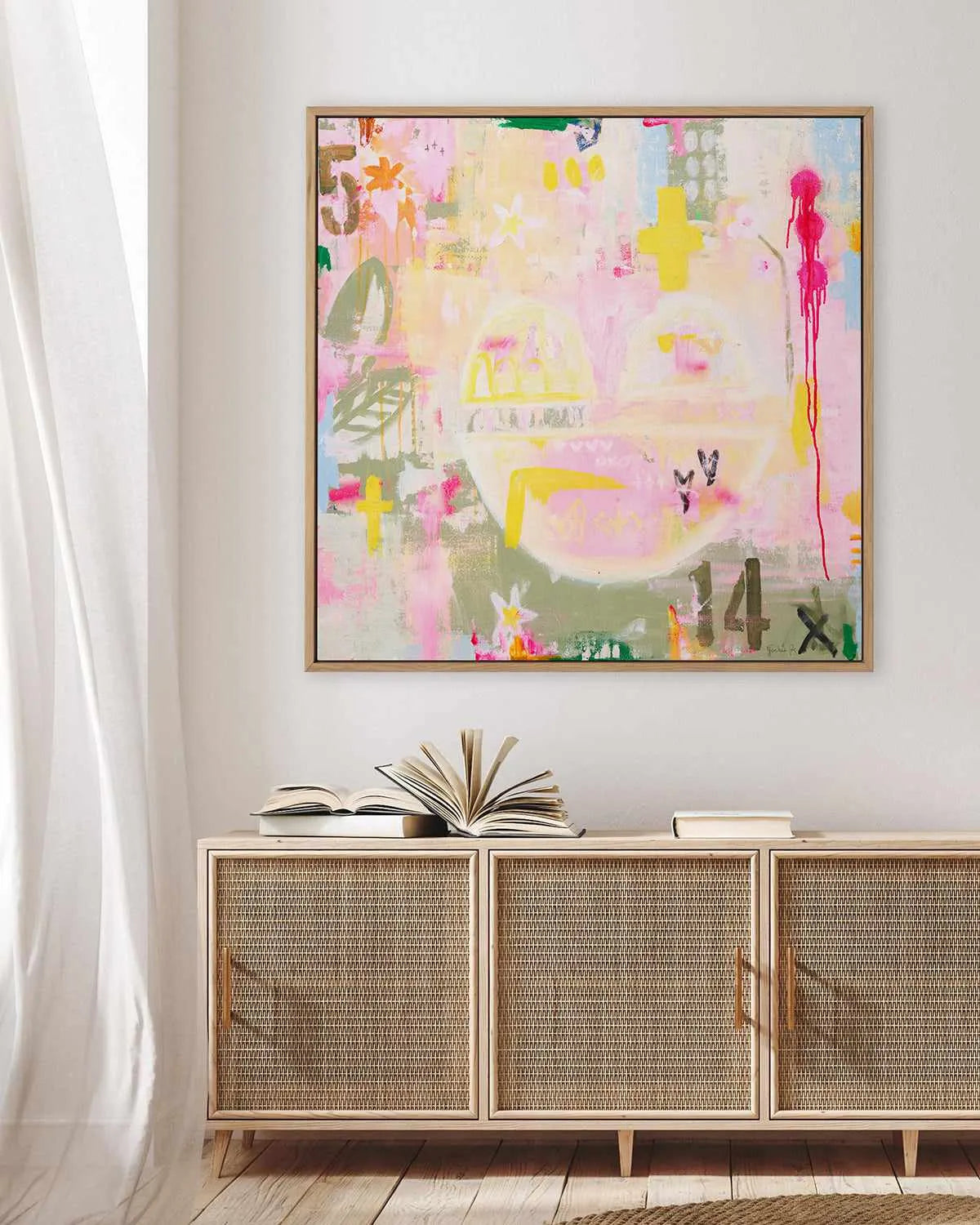 Best Garden Of Eden Ever by Jackie Green | Framed Canvas Art Print from Olive et Oriel where you can shop wallpaper and artworks online