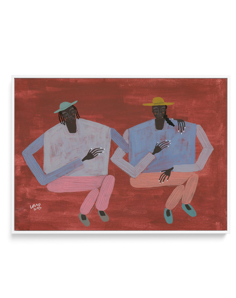 Better With You by Studio IMO | Framed Canvas Art Print