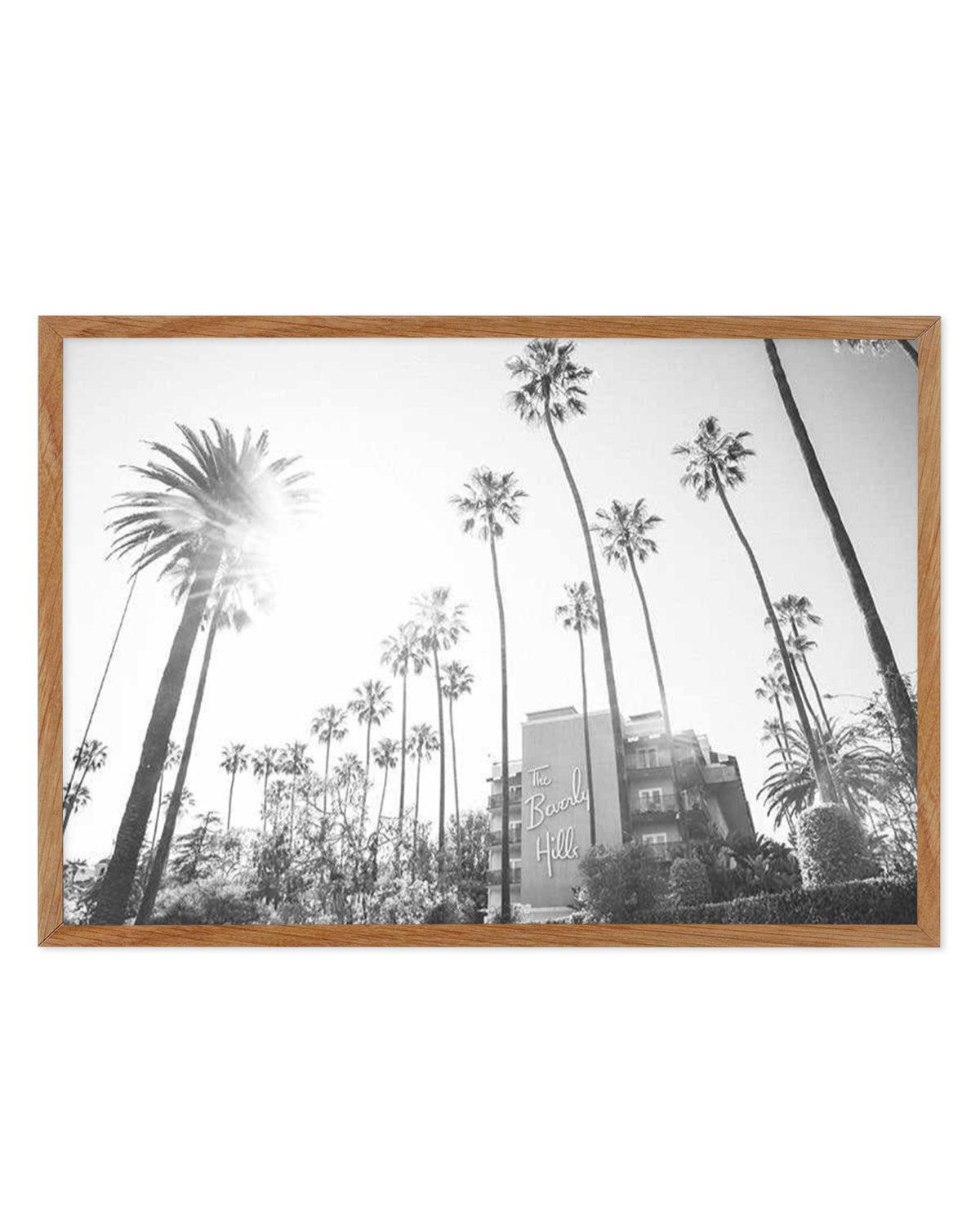 Beverly Hills Hotel I B&W | LS Art Print