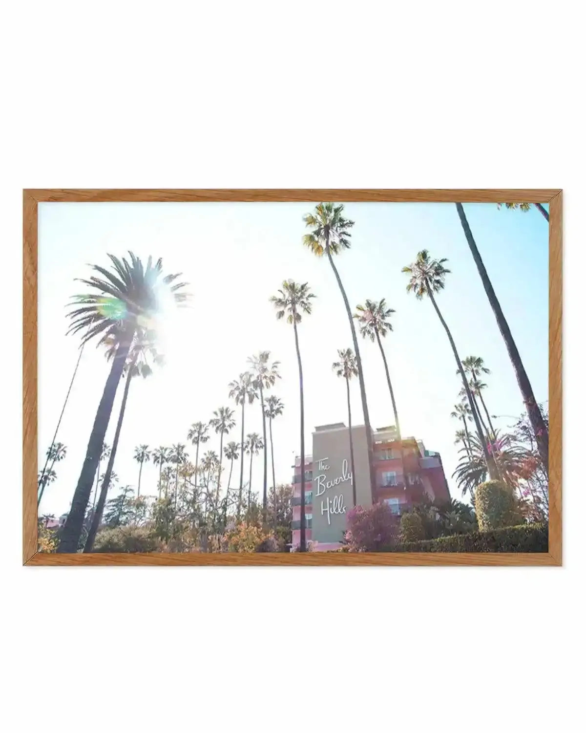 Beverly Hills Hotel I Colour | LS Art Print from Olive et Oriel where you can shop wallpaper and artworks online