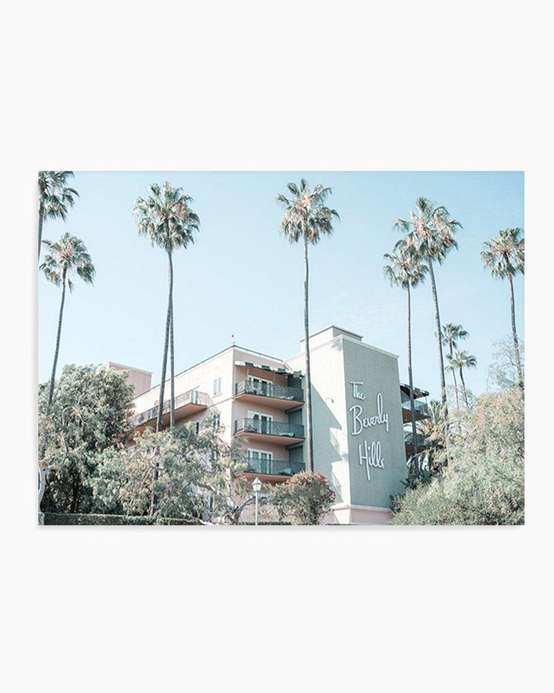 Beverly Hills Hotel | LS | Vintage Art Print