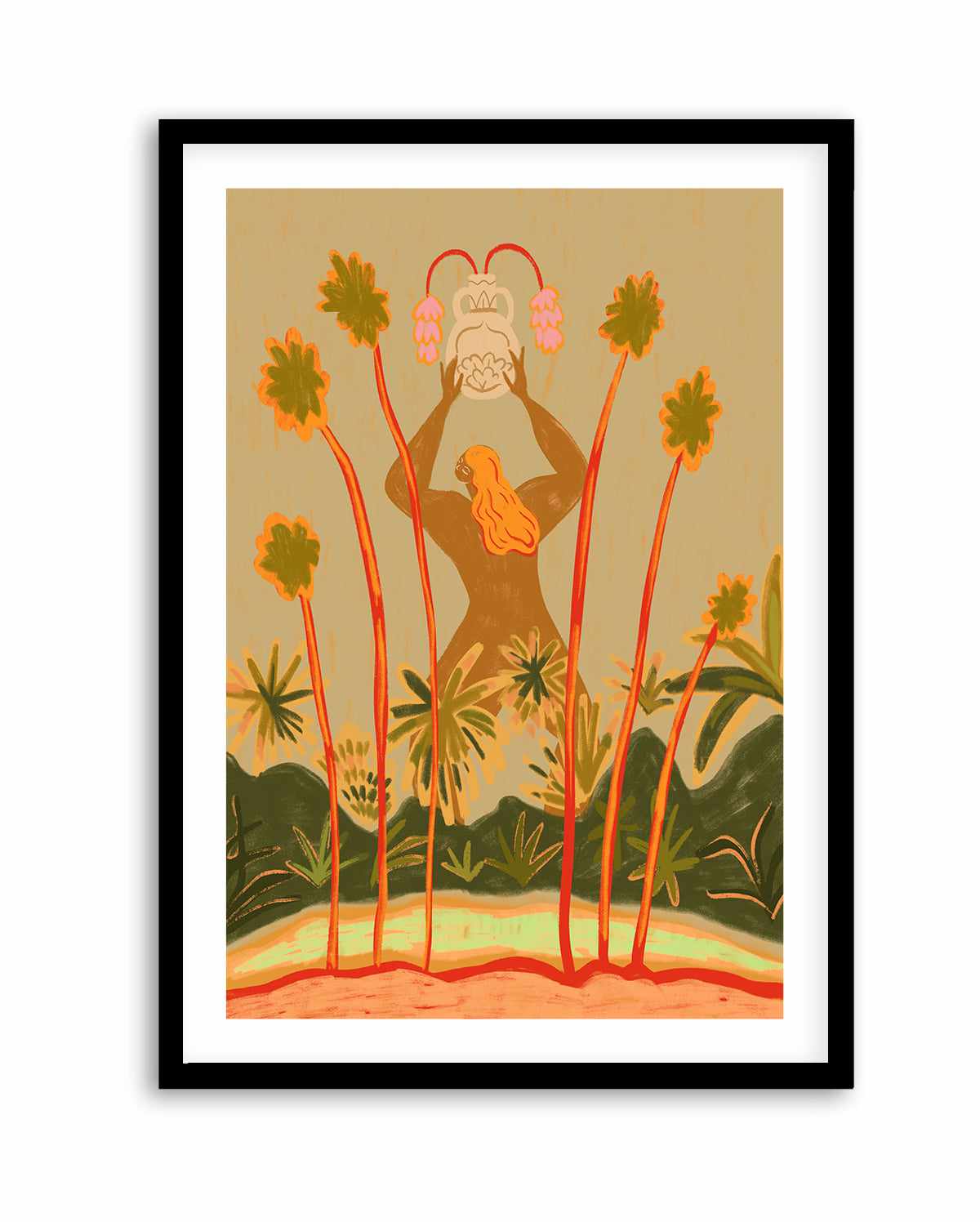 Beyond The Trees by Arty Guava | Art Print from Olive et Oriel where you can shop wallpaper and artworks online