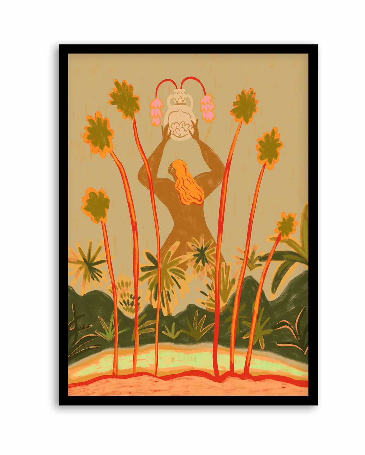 Beyond The Trees by Arty Guava | Art Print from Olive et Oriel where you can shop wallpaper and artworks online