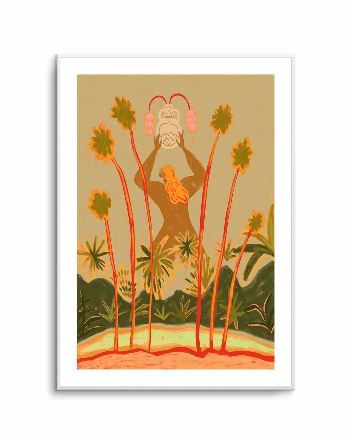 Beyond The Trees by Arty Guava | Art Print from Olive et Oriel where you can shop wallpaper and artworks online