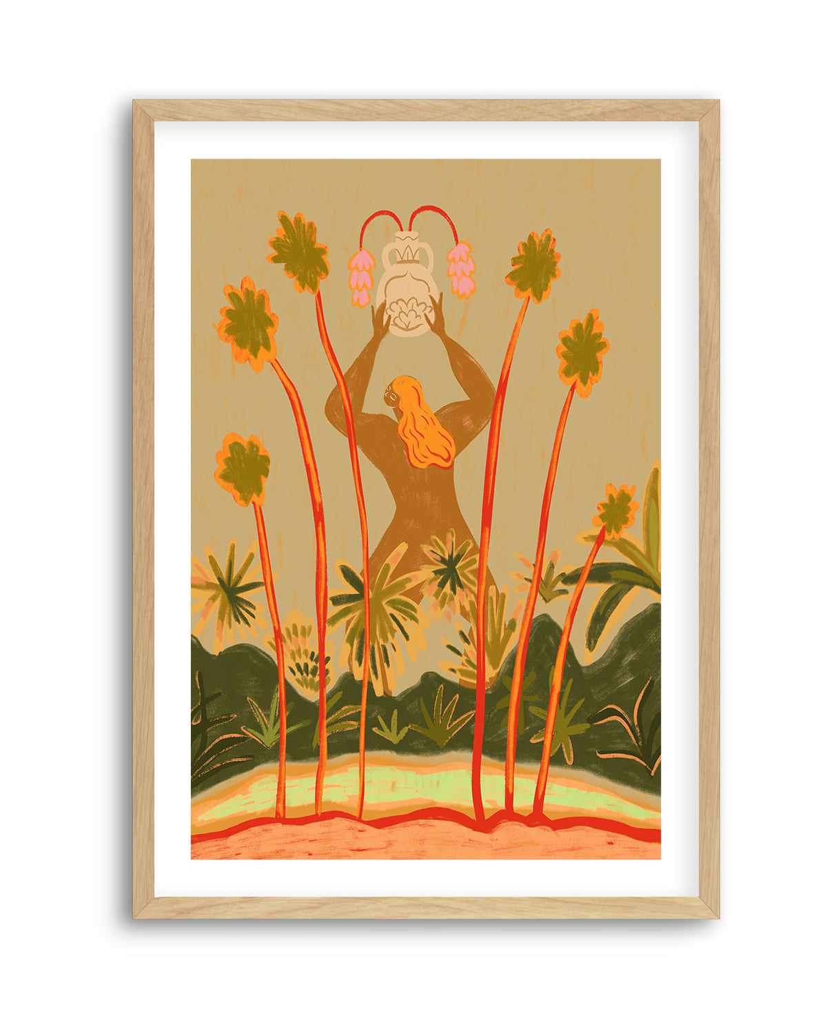 Beyond The Trees by Arty Guava | Art Print from Olive et Oriel where you can shop wallpaper and artworks online