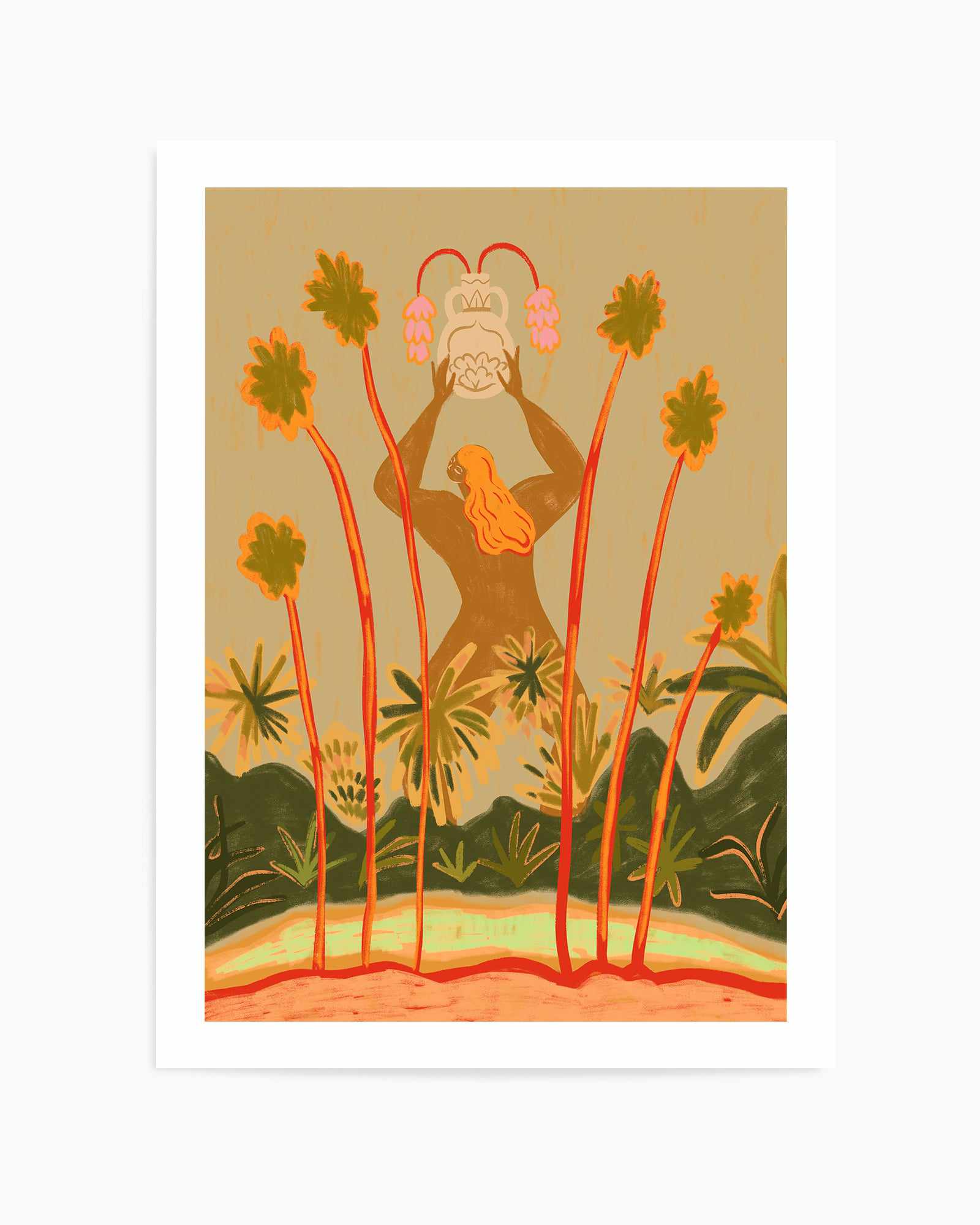 Beyond The Trees by Arty Guava | Art Print from Olive et Oriel where you can shop wallpaper and artworks online