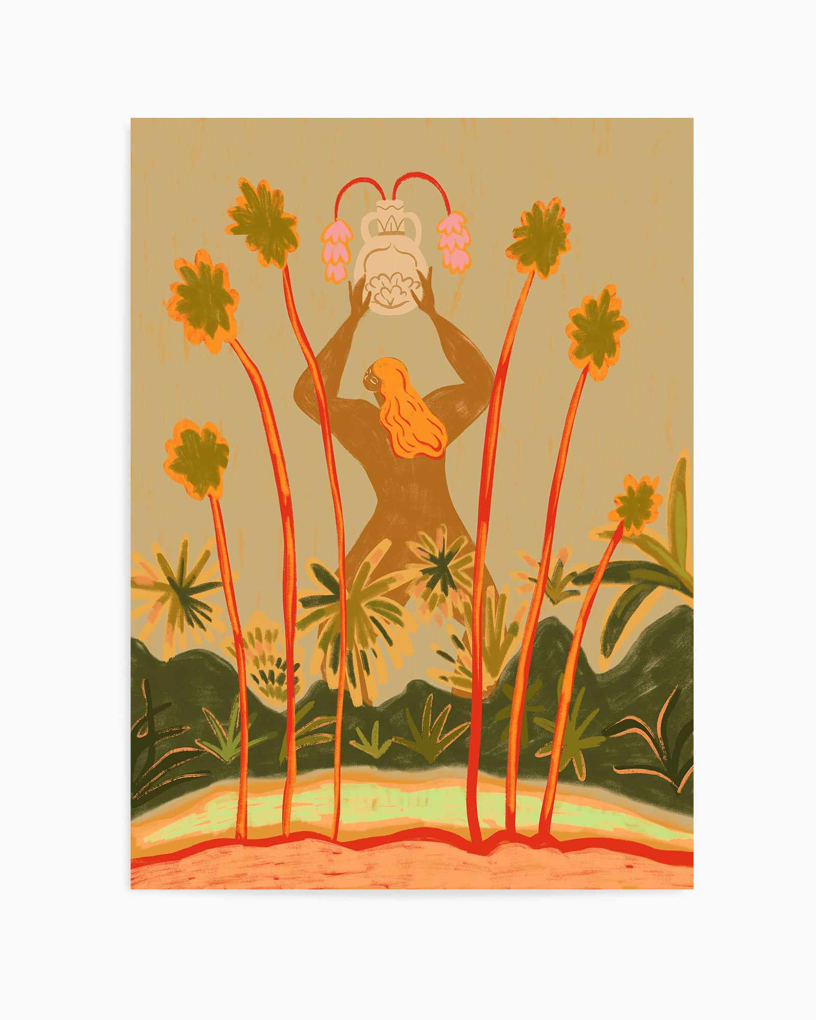 Beyond The Trees by Arty Guava | Art Print from Olive et Oriel where you can shop wallpaper and artworks online