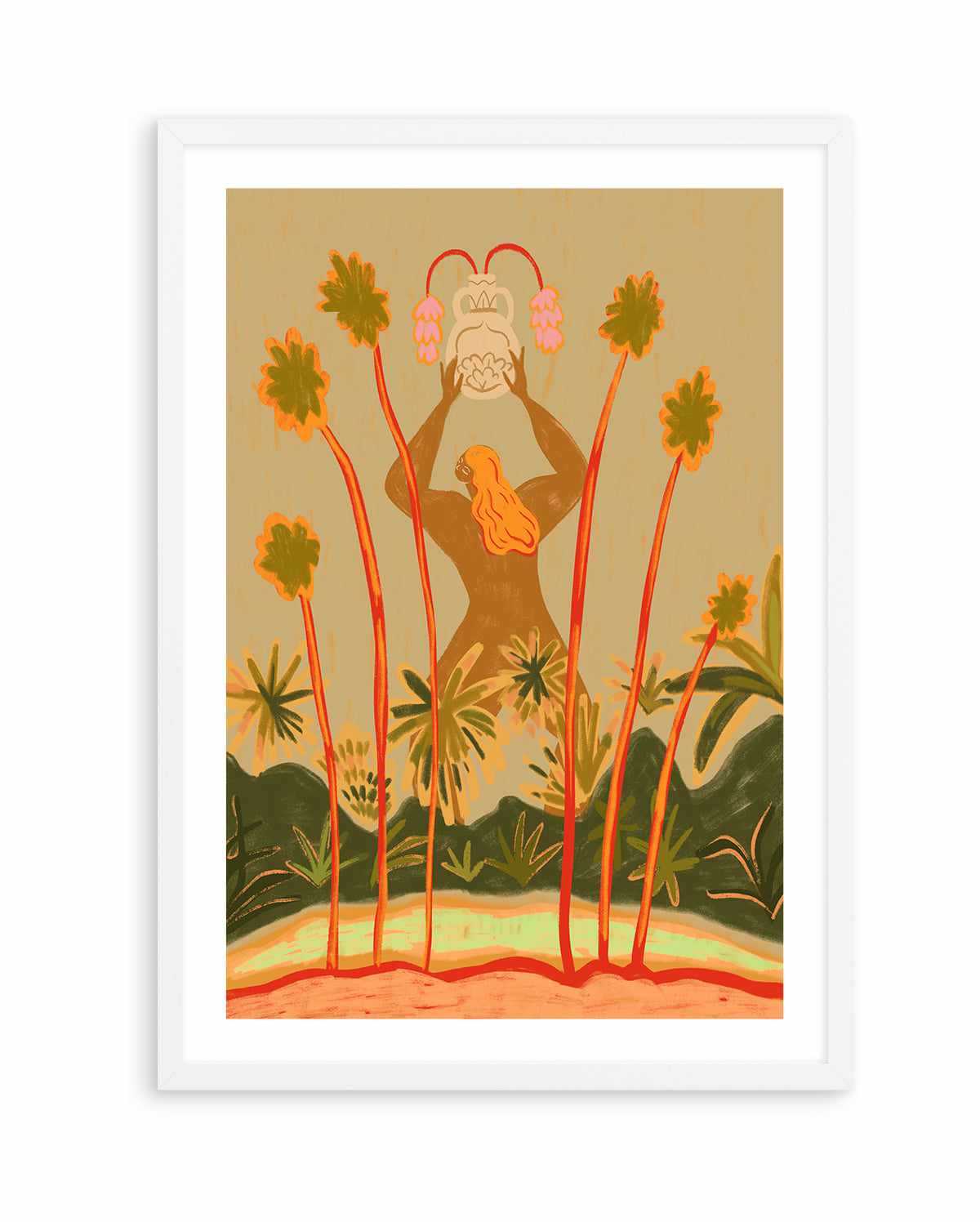 Beyond The Trees by Arty Guava | Art Print from Olive et Oriel where you can shop wallpaper and artworks online