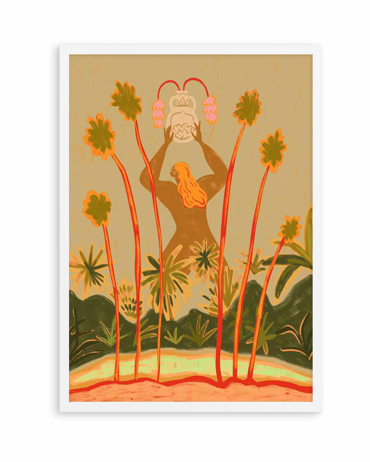 Beyond The Trees by Arty Guava | Art Print from Olive et Oriel where you can shop wallpaper and artworks online