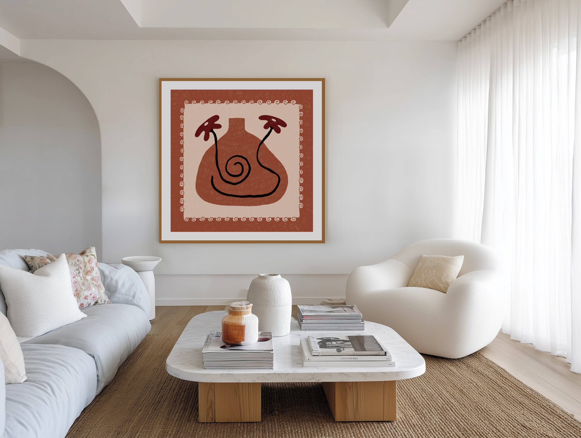 Beyond The Vase Bloom 1 by Shatha Al Dafai | Art Print