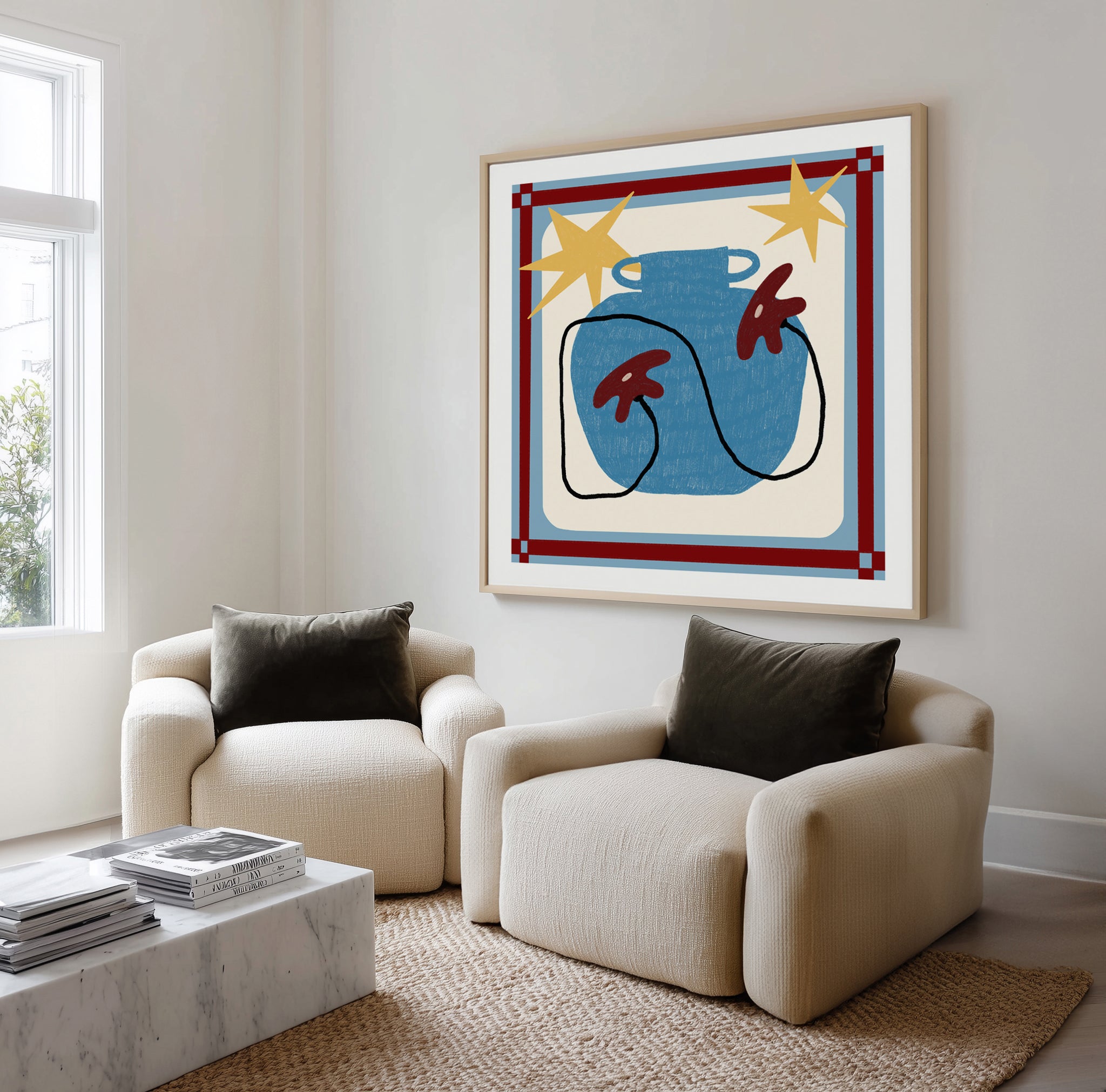 Beyond The Vase Bloom 11 by Shatha Al Dafai | Art Print