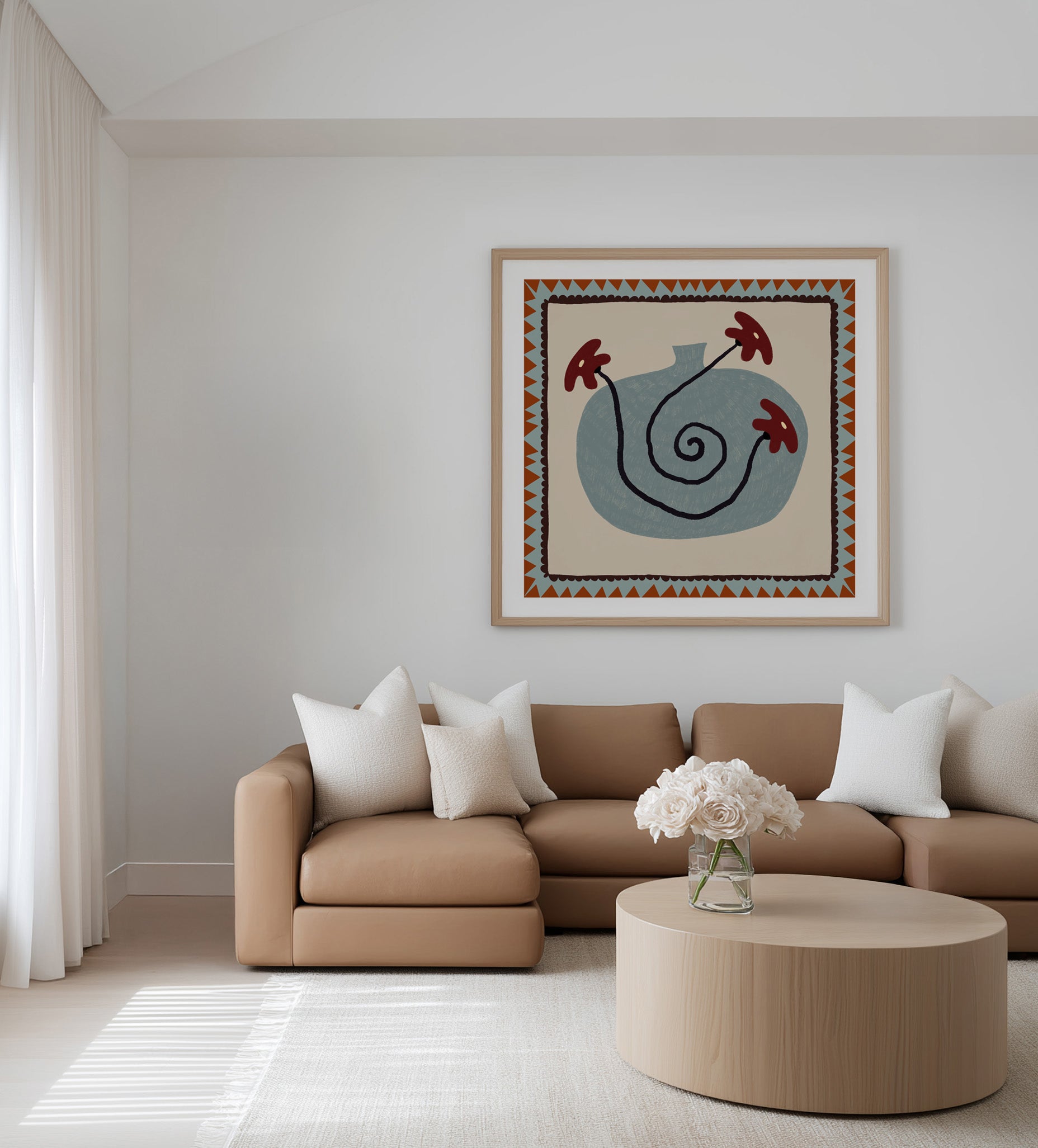 Beyond The Vase Bloom 12 by Shatha Al Dafai | Art Print