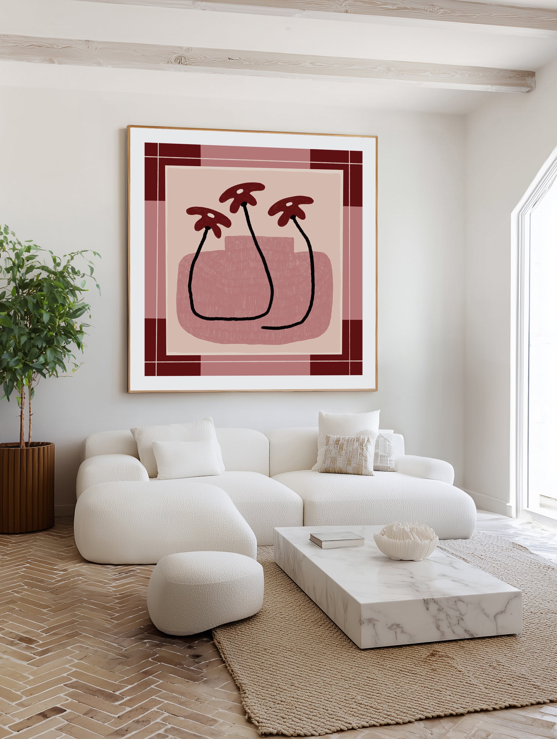 Beyond The Vase Bloom 5 by Shatha Al Dafai | Art Print