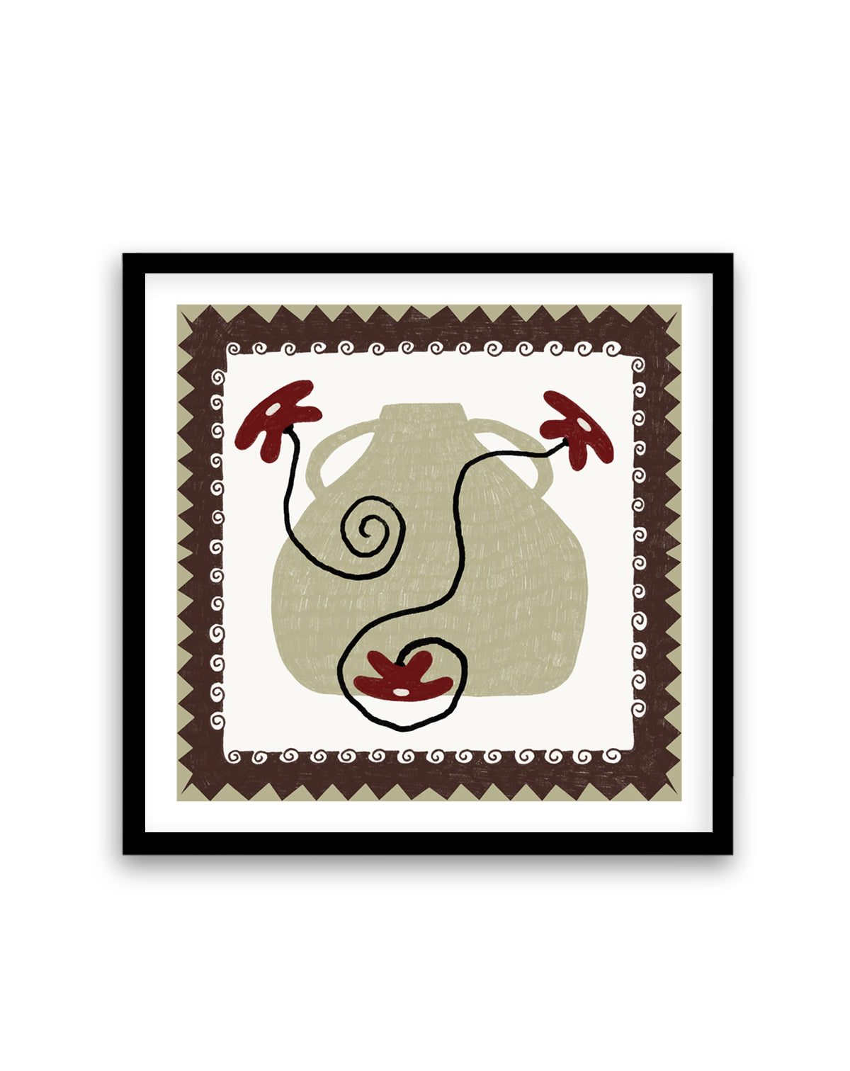 Beyond The Vase Bloom 7 by Shatha Al Dafai | Art Print