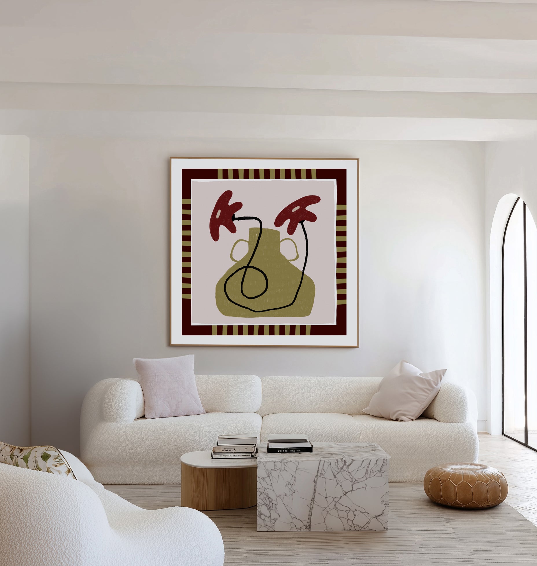 Beyond The Vase Bloom 8 by Shatha Al Dafai | Art Print
