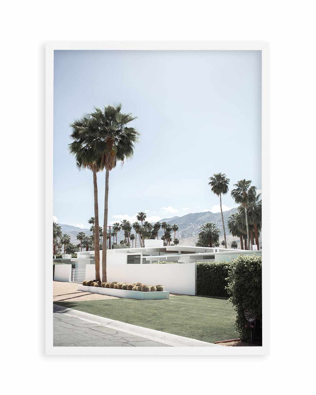 Beyond the Palms, Palm Springs Art Print