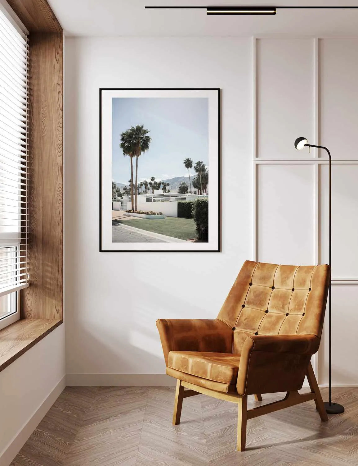 Beyond the Palms, Palm Springs Art Print from Olive et Oriel where you can shop wallpaper and artworks online
