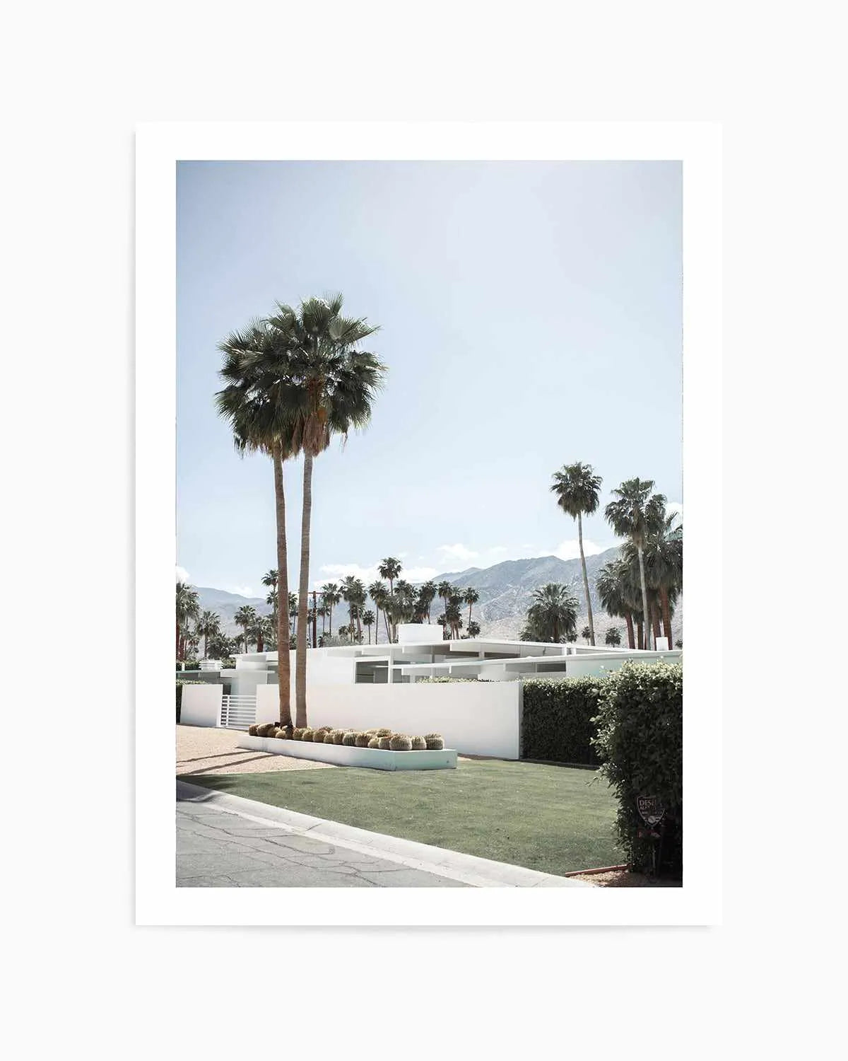 Beyond the Palms, Palm Springs Art Print from Olive et Oriel where you can shop wallpaper and artworks online