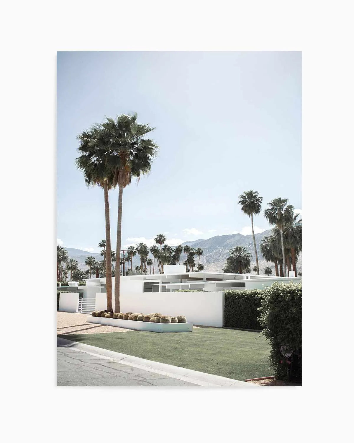 Beyond the Palms, Palm Springs Art Print from Olive et Oriel where you can shop wallpaper and artworks online
