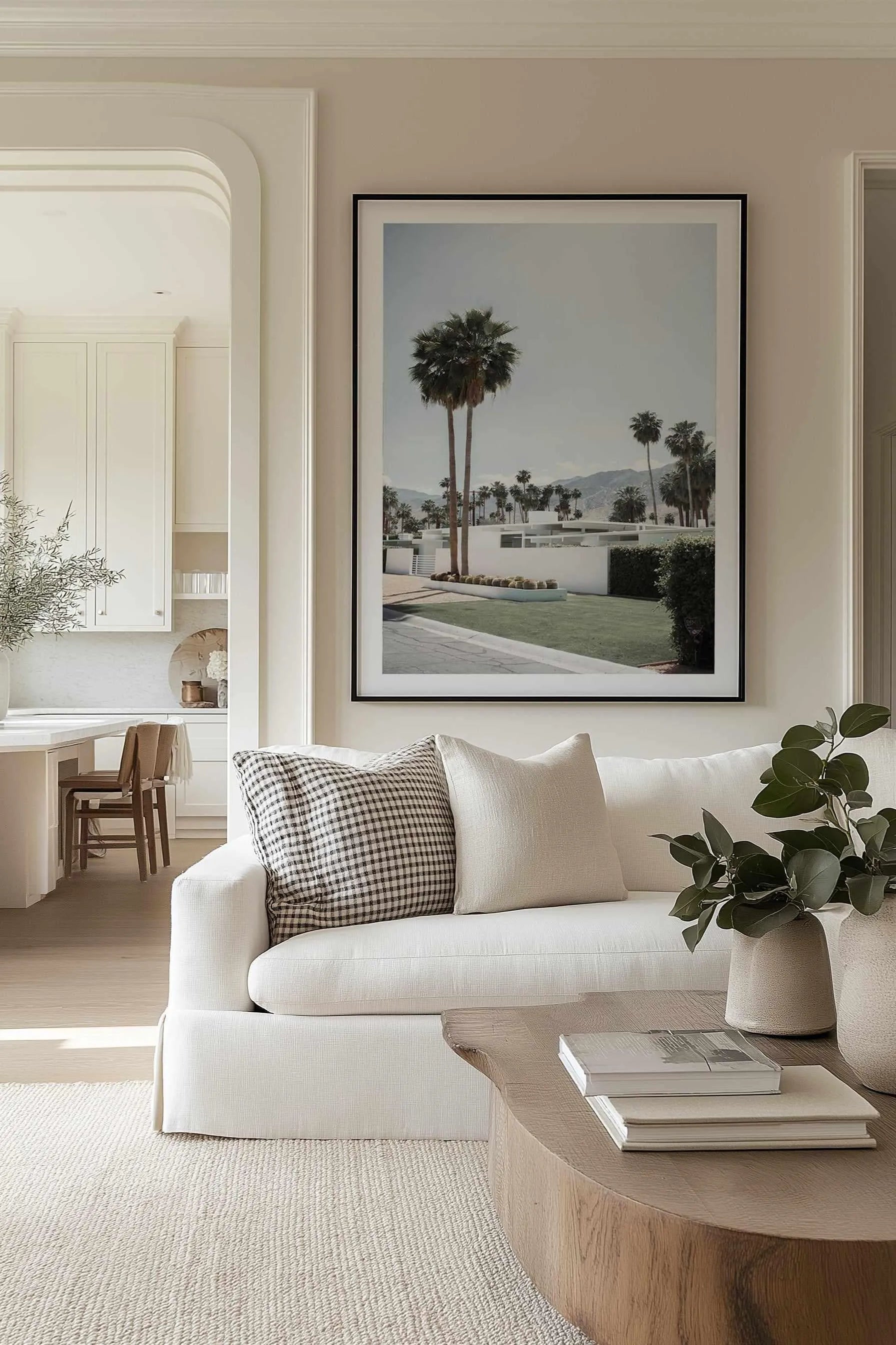 Beyond the Palms, Palm Springs Art Print from Olive et Oriel where you can shop wallpaper and artworks online