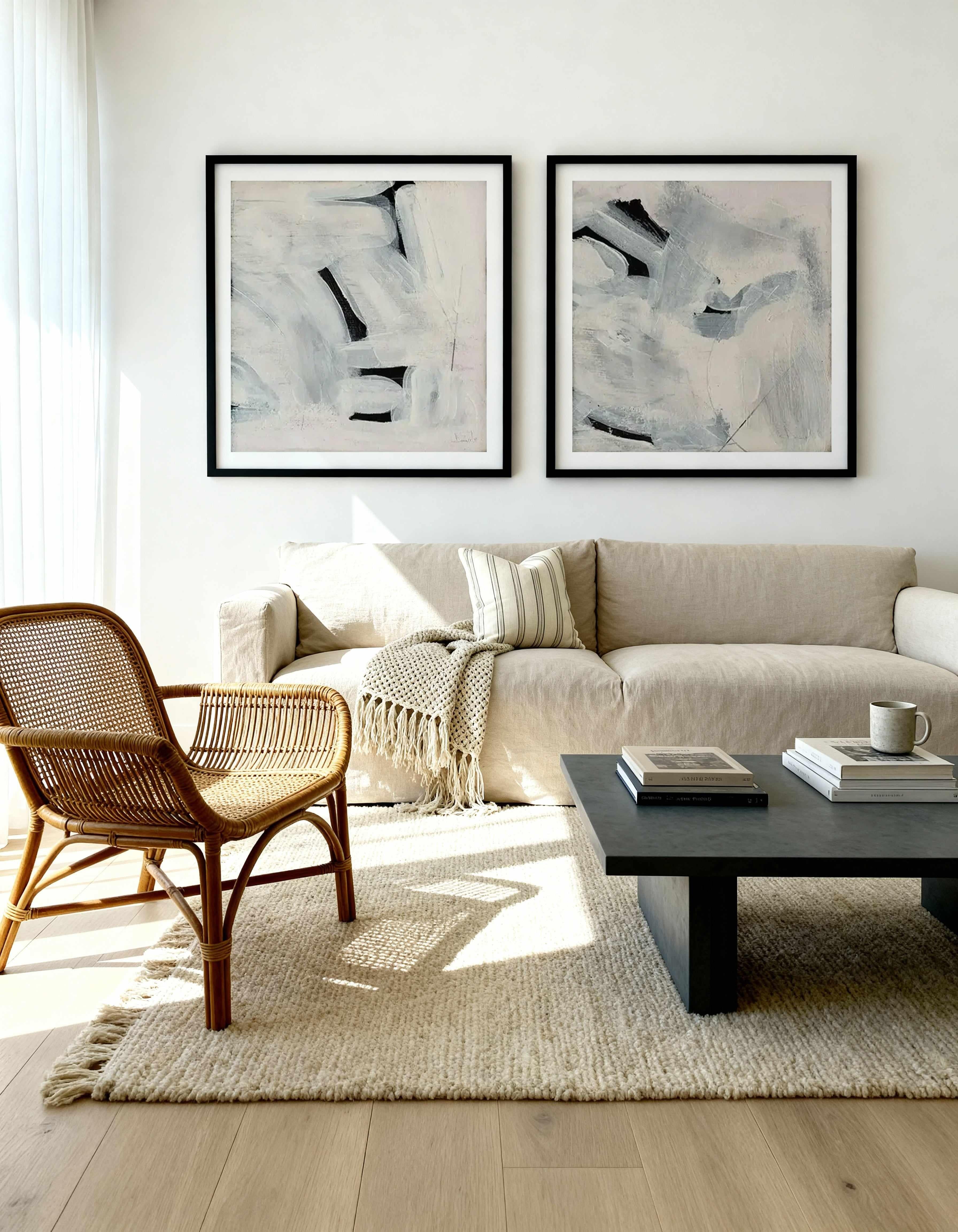 Beyond I & II Art Print Set of 2 | Matching Wall Art from Olive et Oriel where you can shop wallpaper and artworks online
