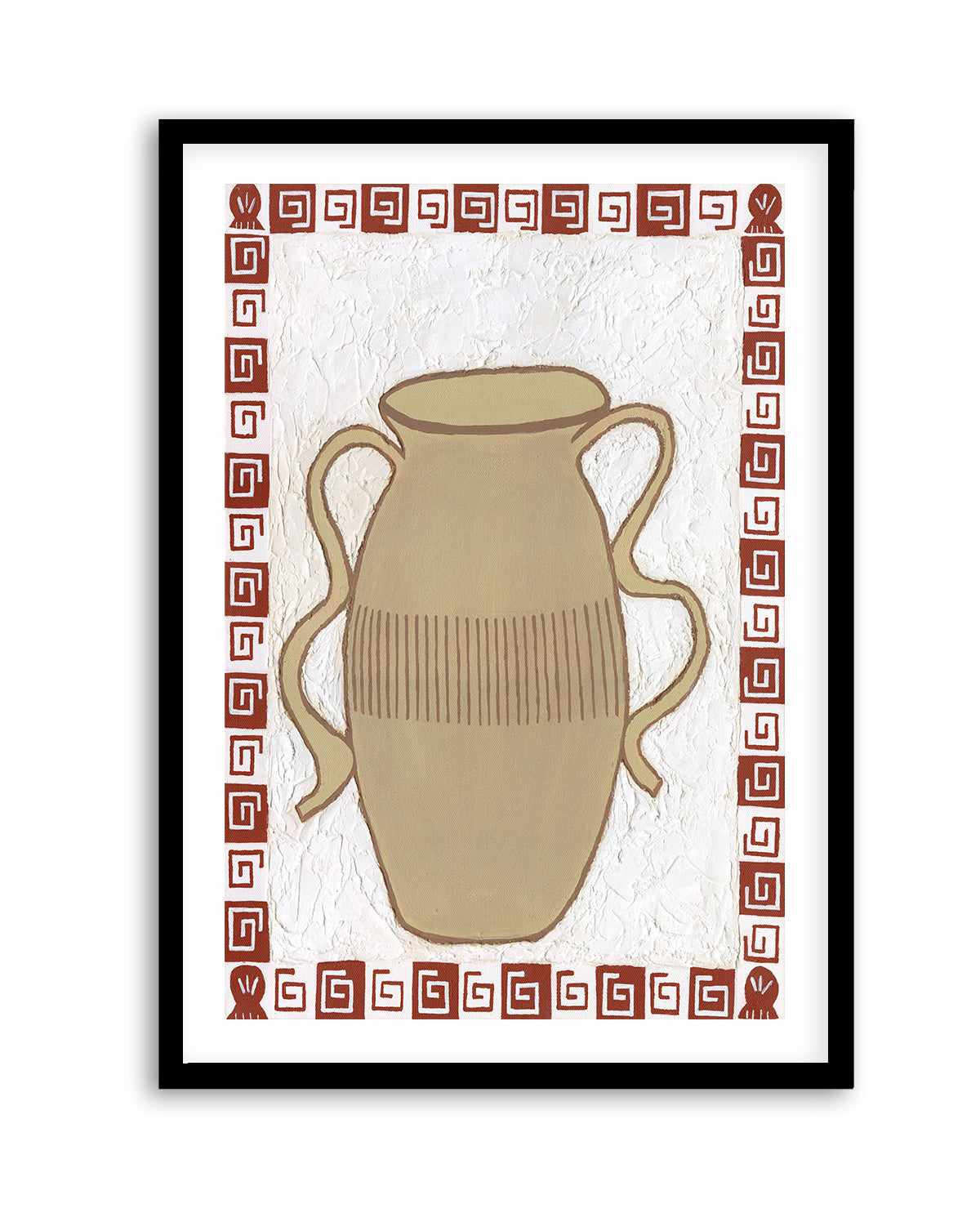 Biege Vase by Britney Turner | Art Print