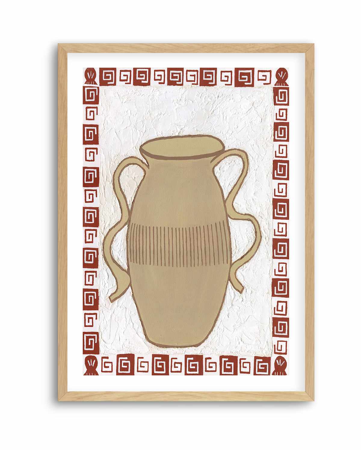 Biege Vase by Britney Turner | Art Print