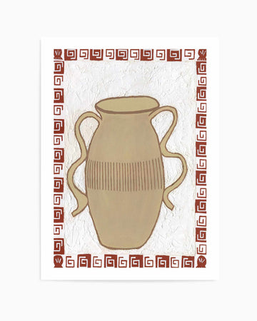 Biege Vase by Britney Turner | Art Print from Olive et Oriel where you can shop wallpaper and artworks online