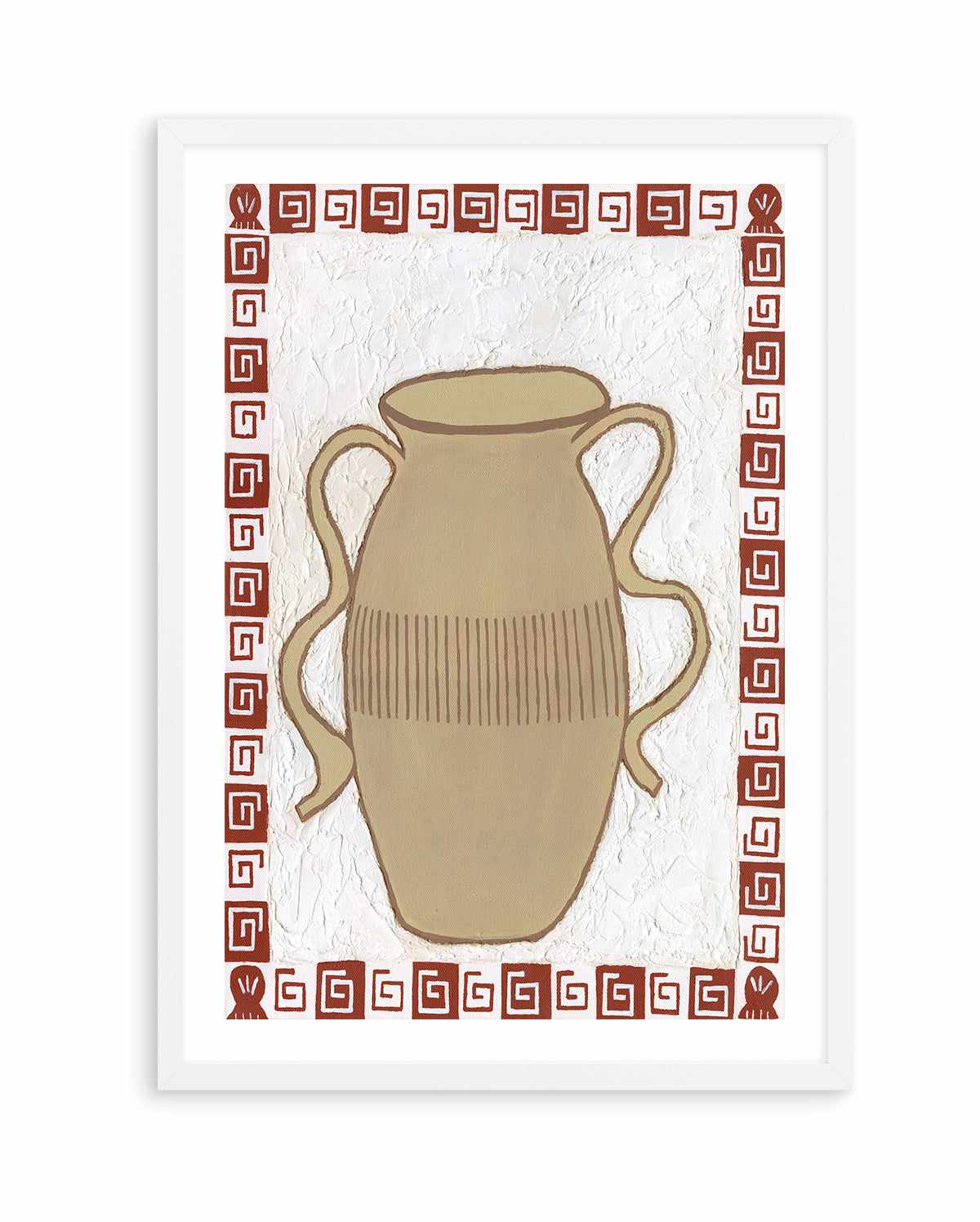 Biege Vase by Britney Turner | Art Print