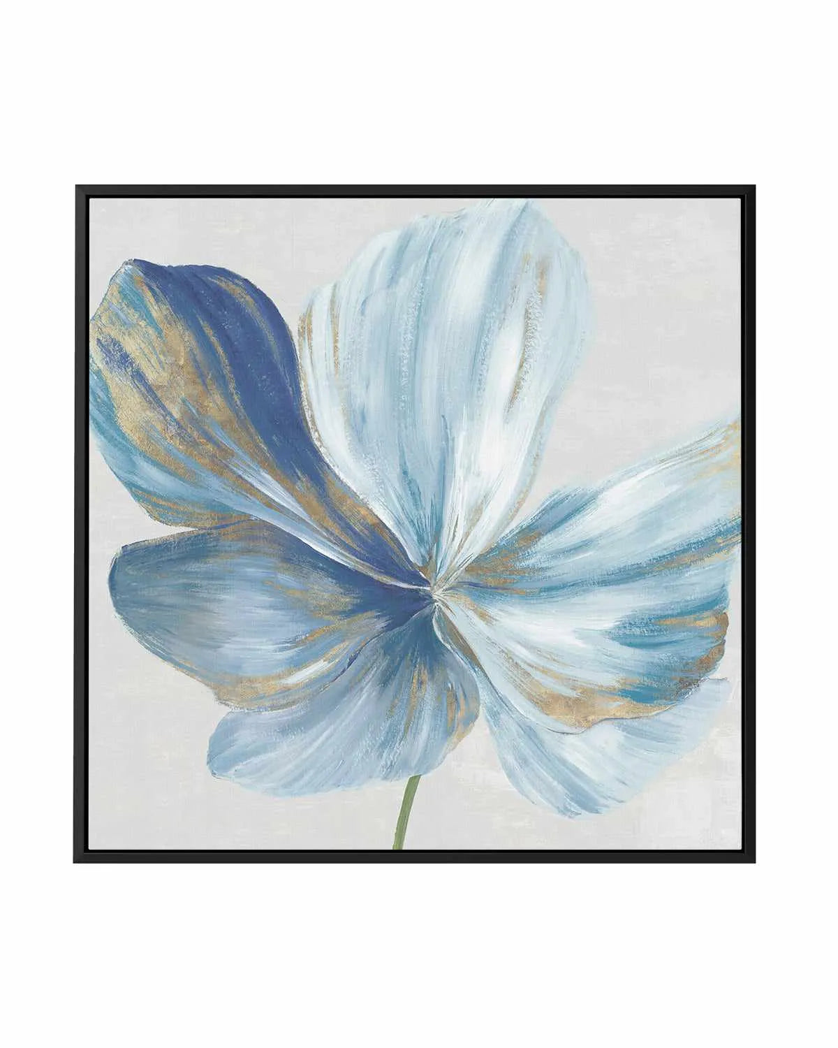 Big Blue Flower II | Framed Canvas Art Print from Olive et Oriel where you can shop wallpaper and artworks online