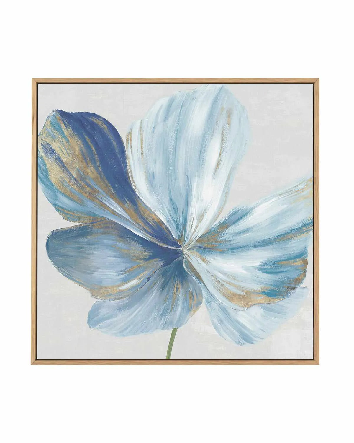 Big Blue Flower II | Framed Canvas Art Print from Olive et Oriel where you can shop wallpaper and artworks online