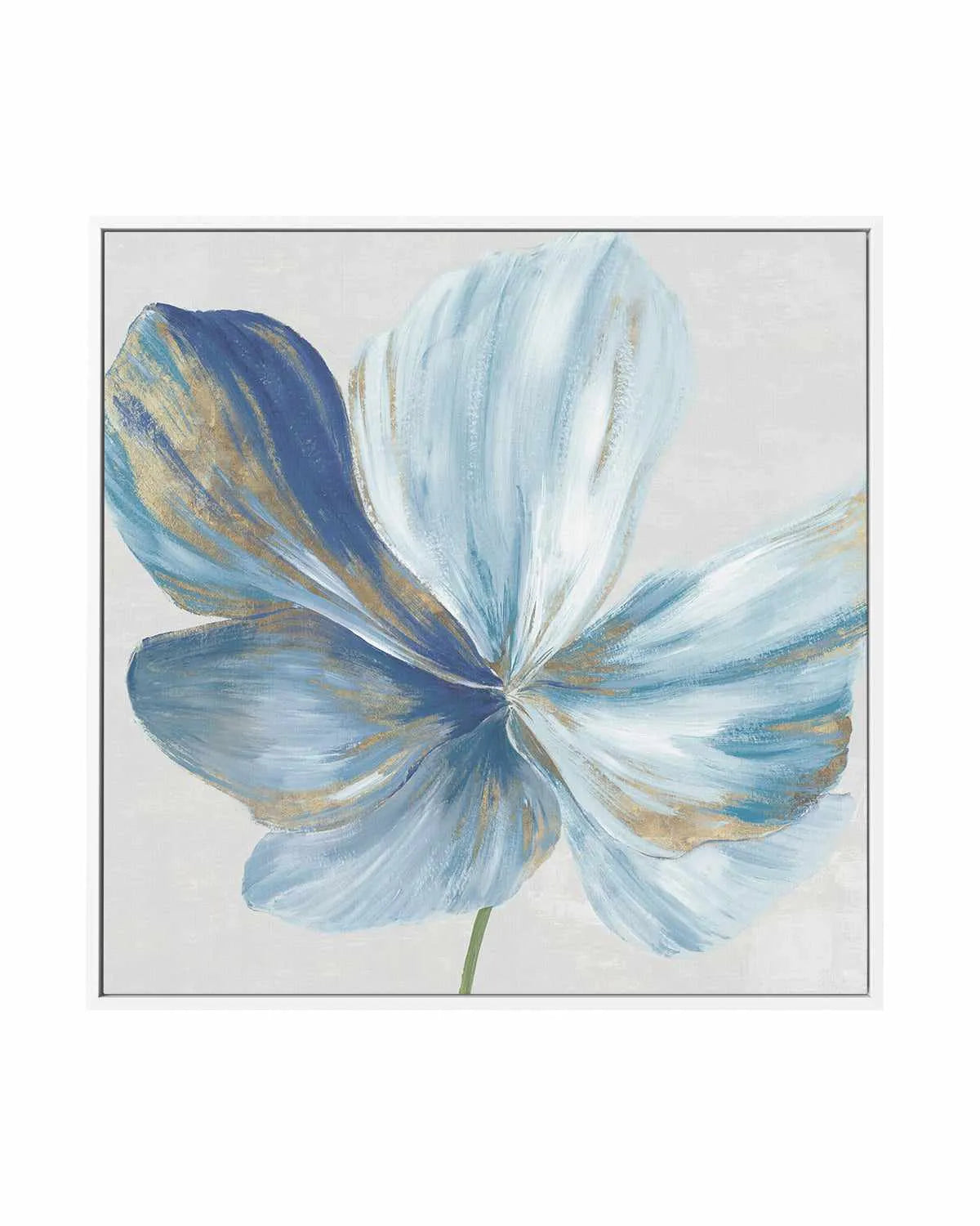 Big Blue Flower II | Framed Canvas Art Print from Olive et Oriel where you can shop wallpaper and artworks online