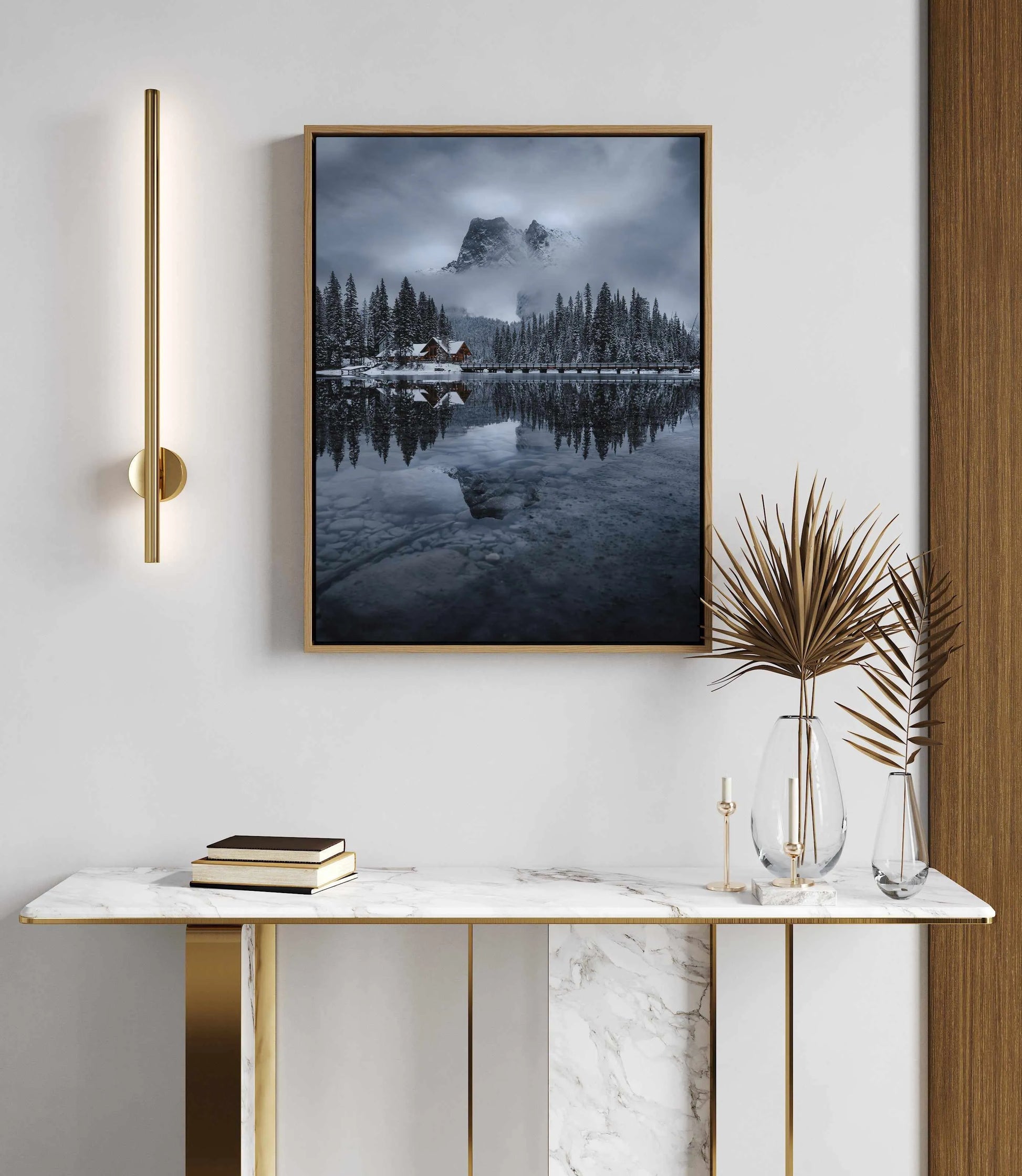 Big Chill by Kalen X | Framed Canvas Art Print from Olive et Oriel where you can shop wallpaper and artworks online